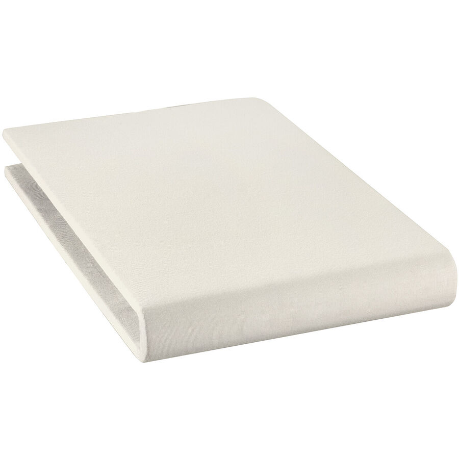 Fixleintuch Mara Weiss Baumwolle 90 cm 200 cm