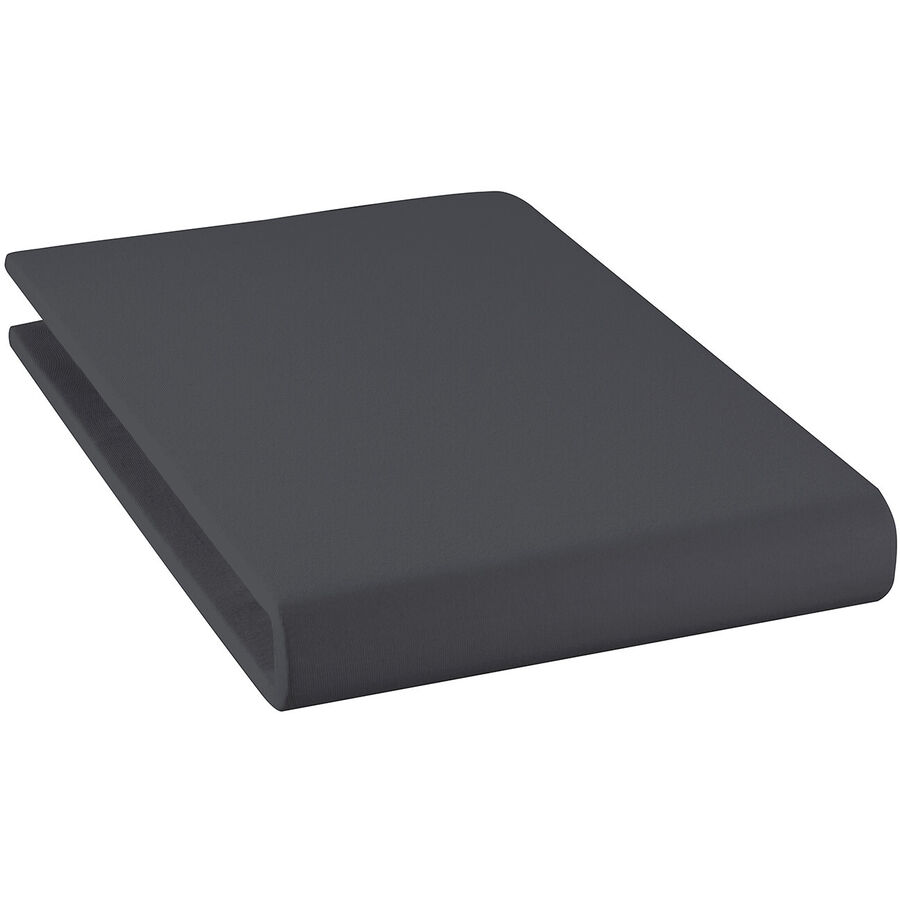 Fixleintuch Mara Grau Baumwolle 90 cm 200 cm