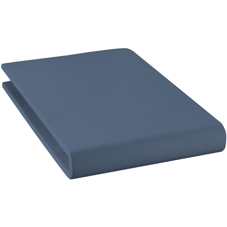 Fixleintuch Rahel Blau Baumwolle 90 cm 200 cm