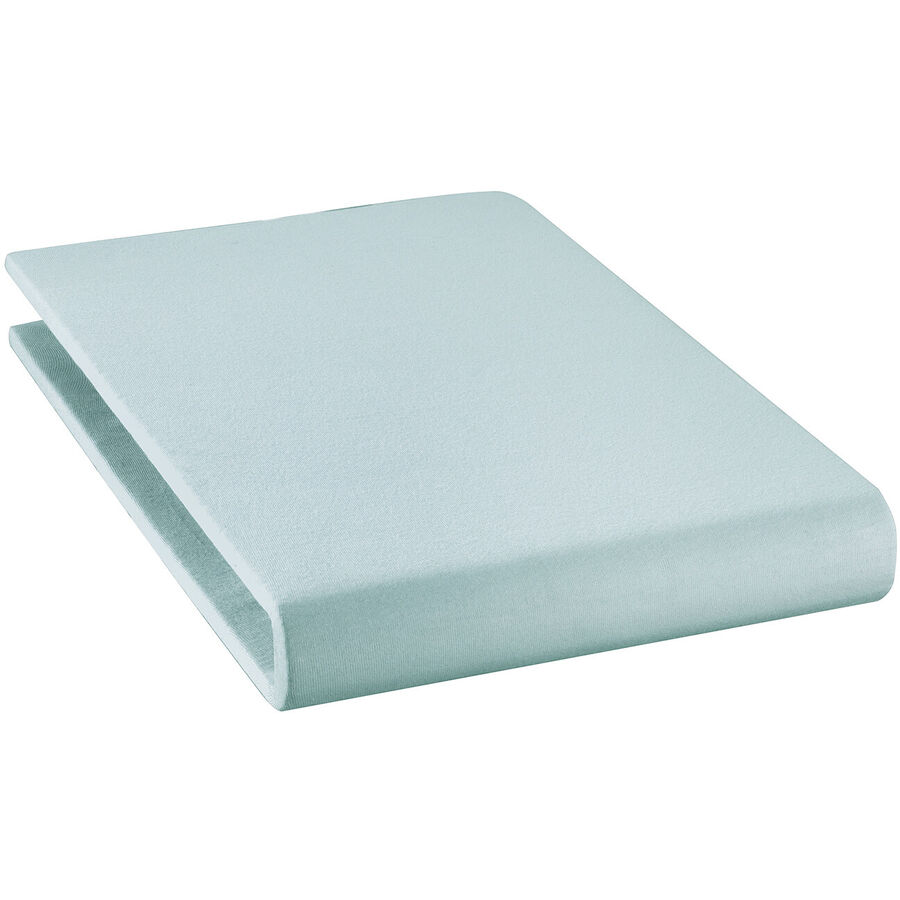 Fixleintuch Mara Blau Baumwolle 90 cm 200 cm