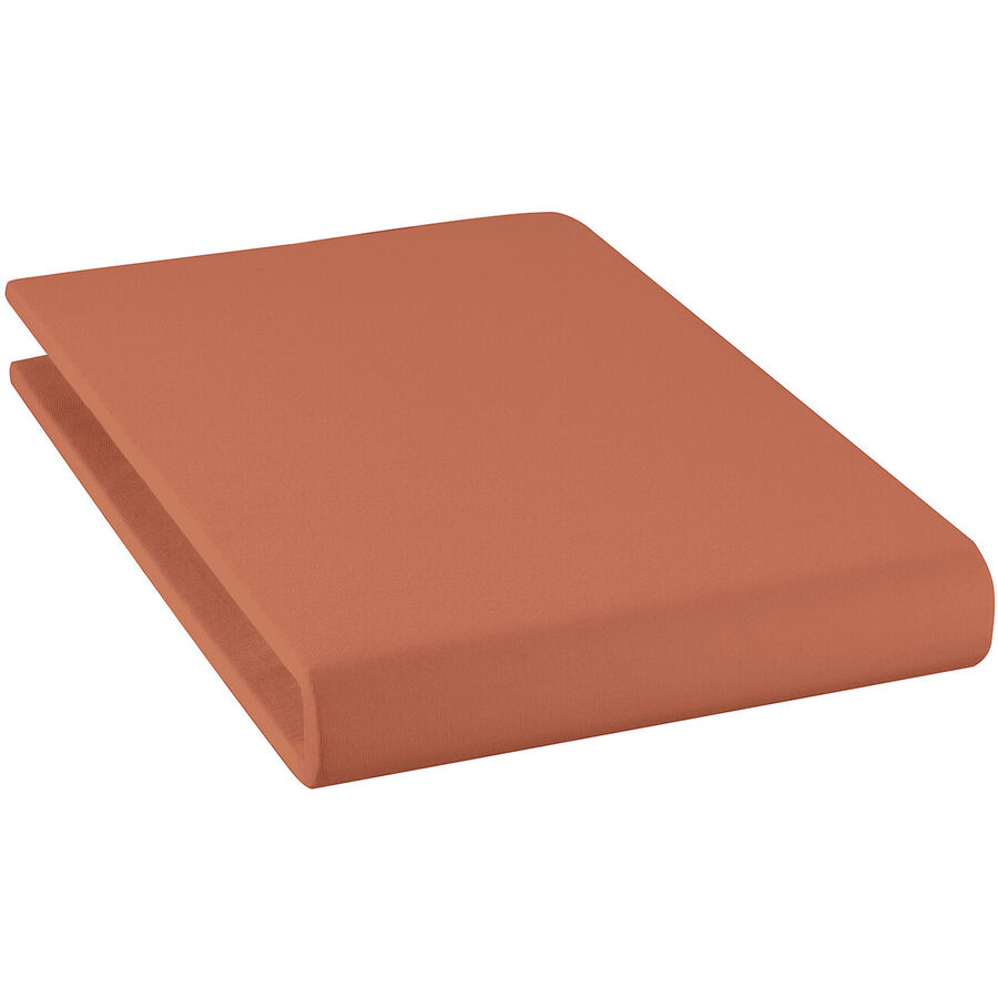 Fixleintuch Mara Orange Baumwolle 180 cm 200 cm