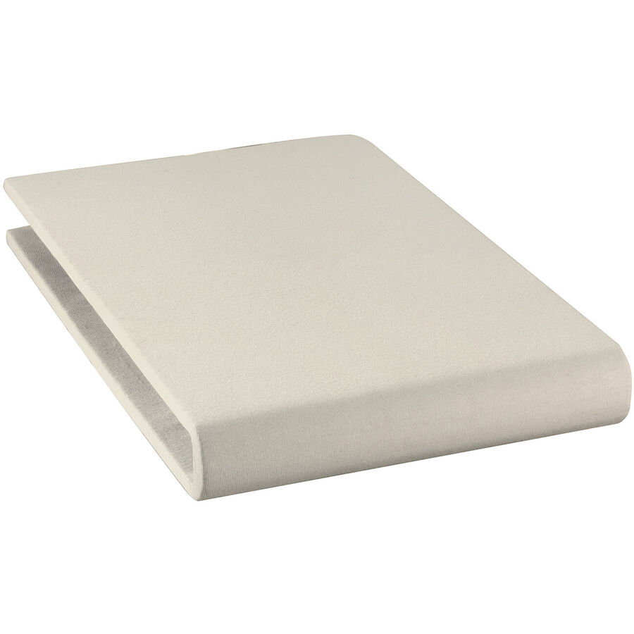 Fixleintuch Mara Beige Baumwolle 90 cm 200 cm