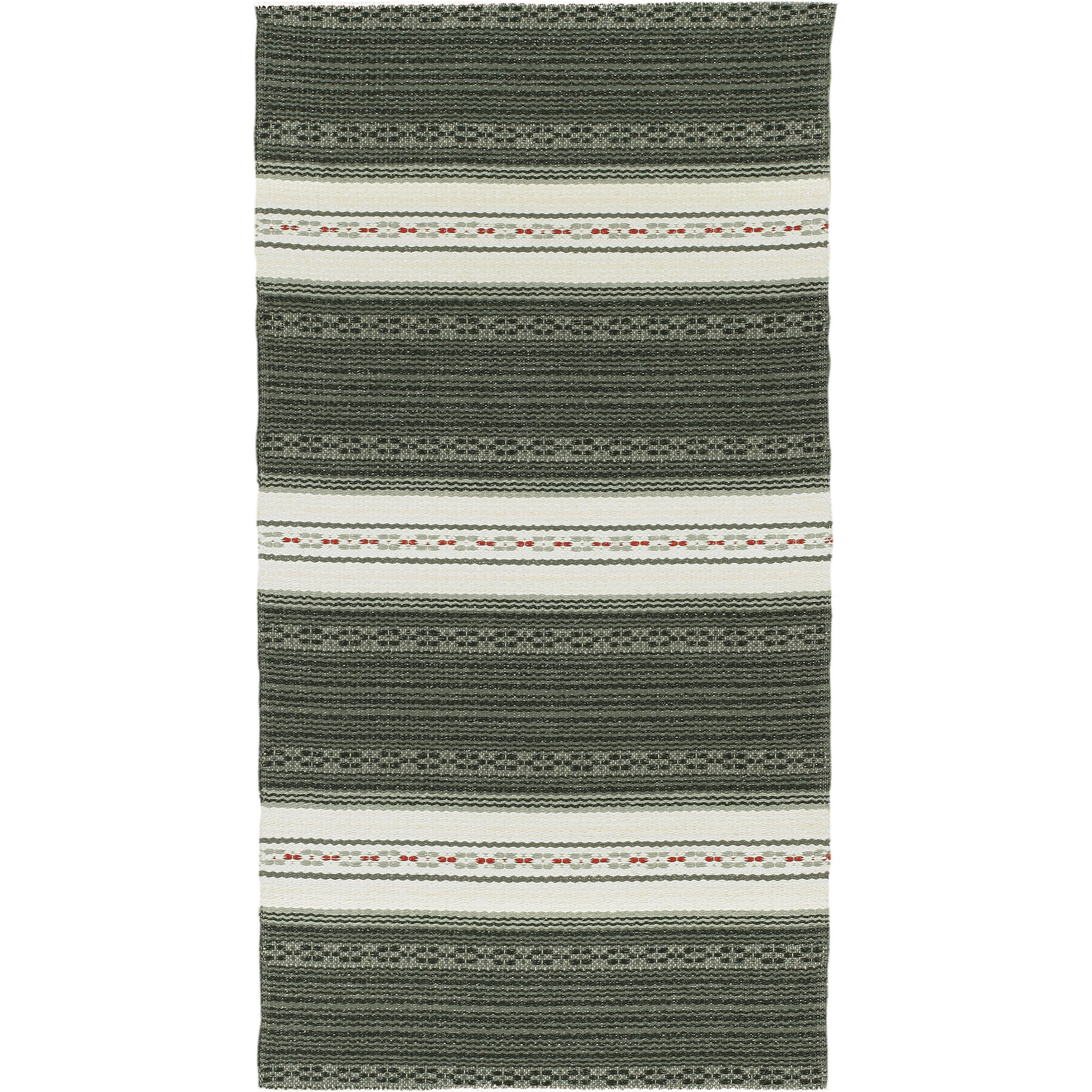 HORREDSMATTAN Outdoor-Teppich Astor graphite Streifen Mischgewebe 70 x 400 cm