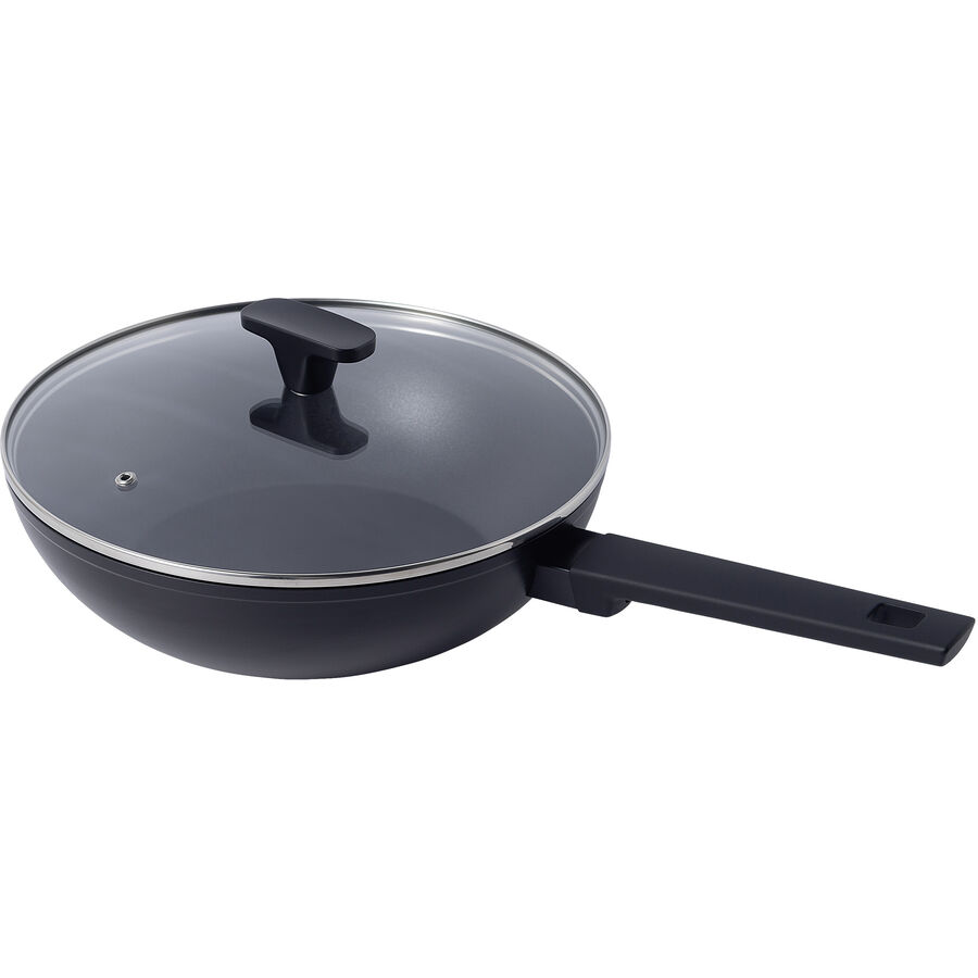Bratpfanne Asia Schwarz Aluminium 8 cm 28 cm