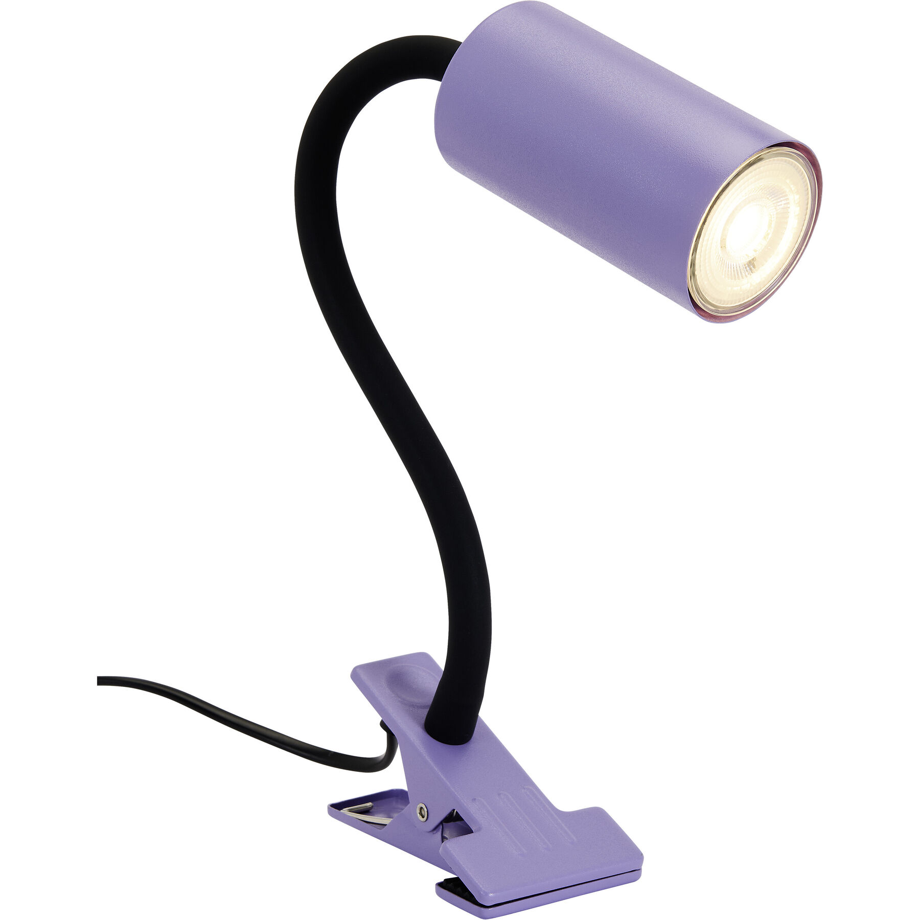 Bürolampe Morris lila Metall/Kunststoff H 41.5 cm