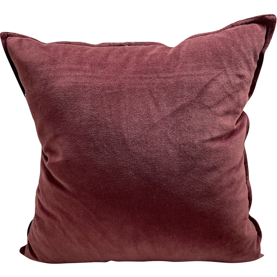 Zierkissen Maren45x45cm bordeaux – Material: Baumwolle – Zierkissen