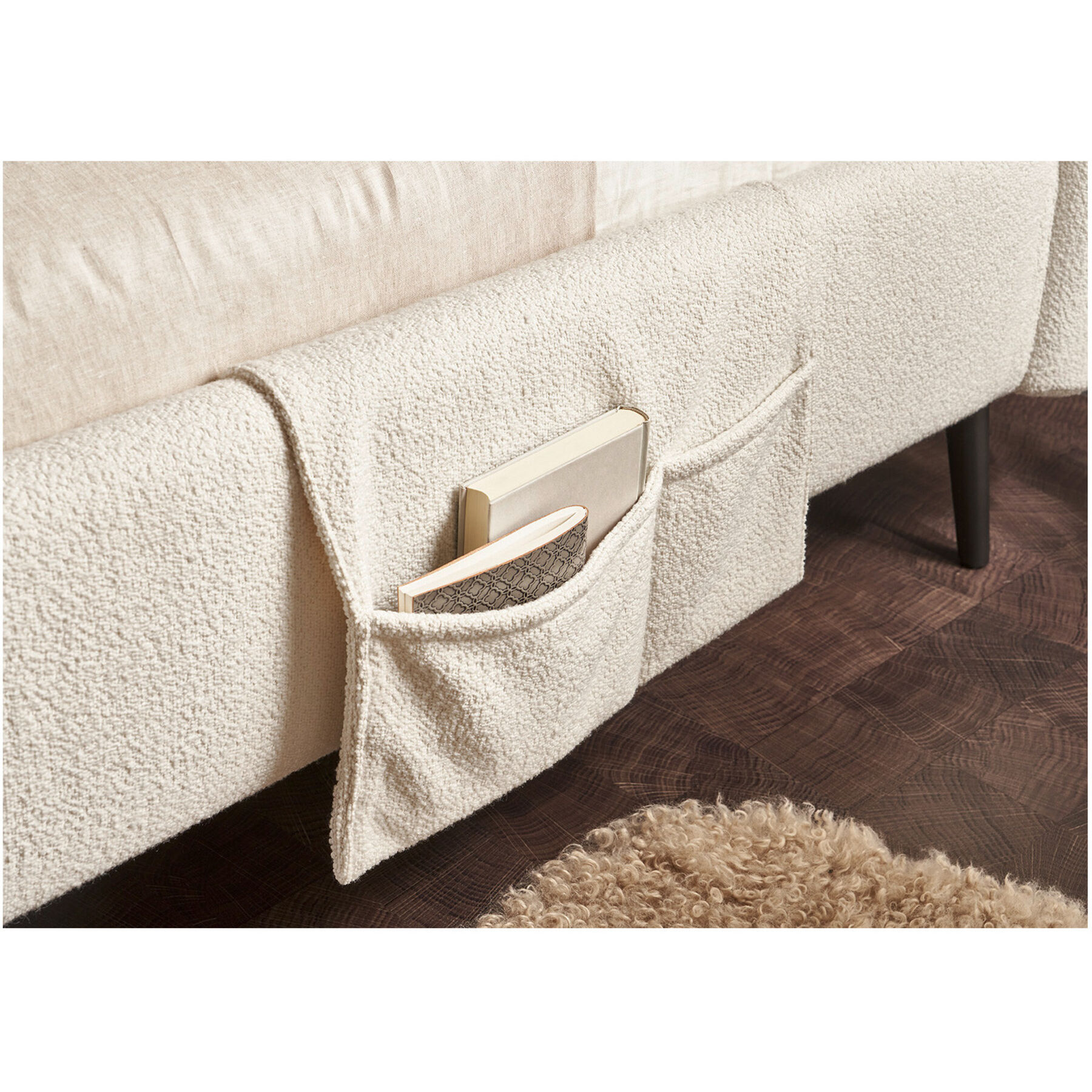 Schlafenzubehör Adele grau Polyester B 44 cm - Schlafenzubehör