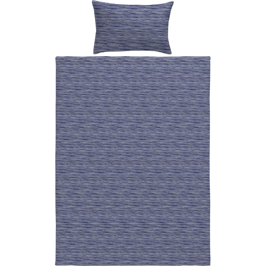 Bettwäschegarnitur Lito Blau Baumwolle 160 cm