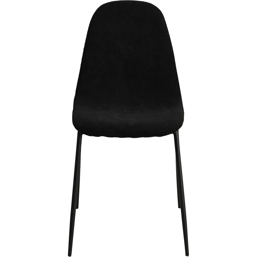 Stuhl Maris Schwarz Polyester/Metall 45 cm