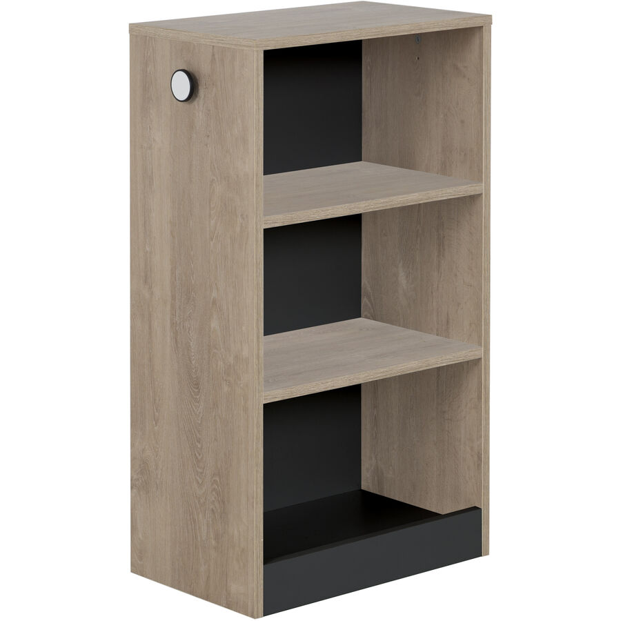 Scaffale per libri Marg Marrone/Nero Materiale a base di legno 49 cm 88 cm