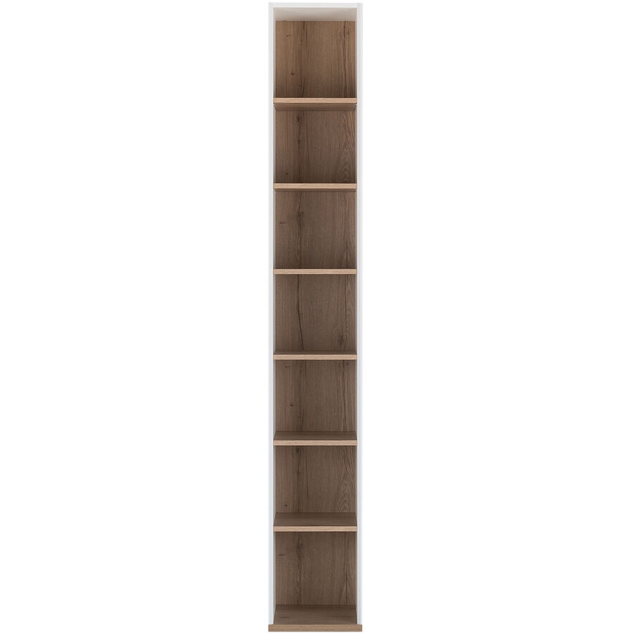 Scaffale per libri Neso Bianco/Marrone Materiale a base di legno 35 cm 235 cm