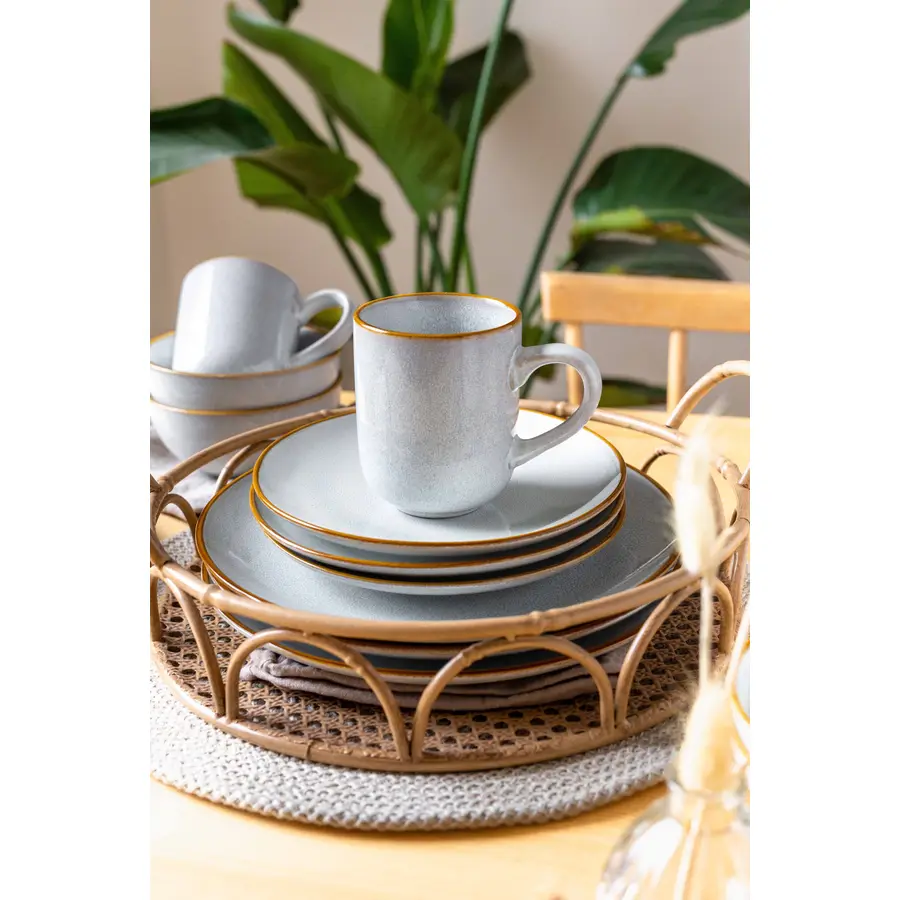 MÄSER 931946 Serie Ossia - Set di piatti per 6 persone in stile MÄSER 931946 Serie Ossia - Set di piatti per 6 persone in stile