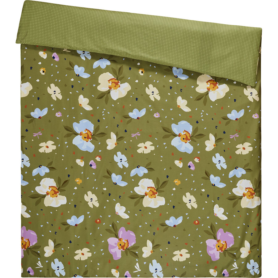 Esprit Duvetbezug Milena bunt Blumenmuster Baumwolle 240 x 240 cm