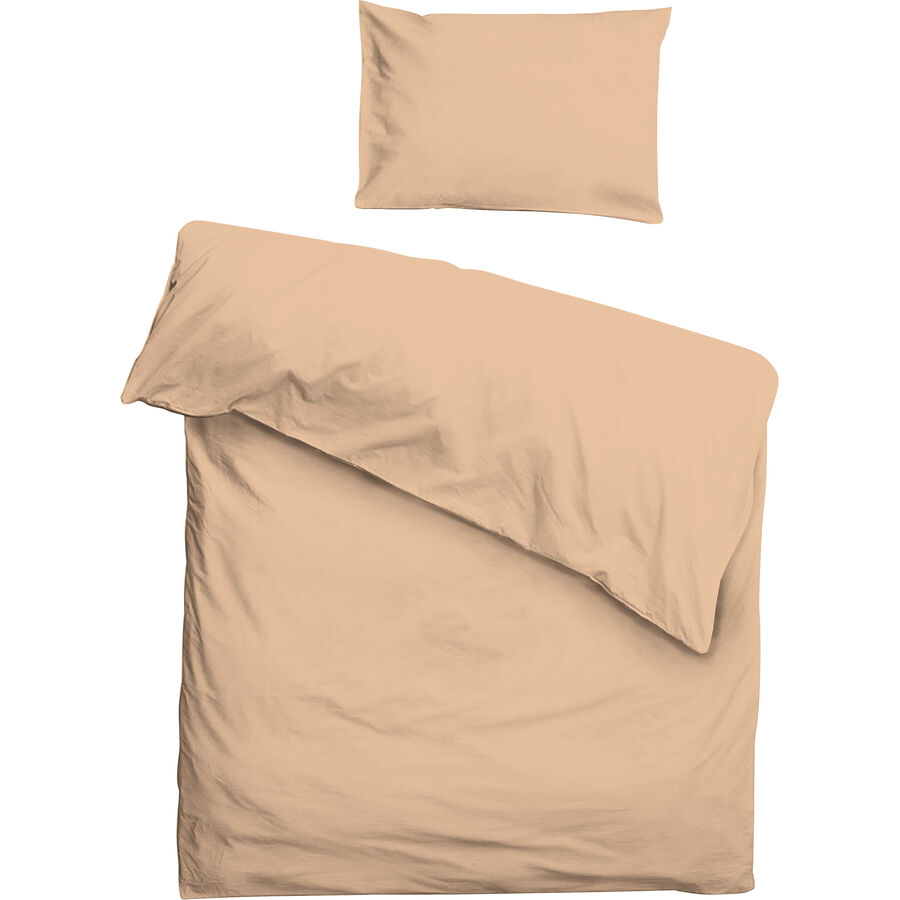 Bettwäschegarnitur Lara Orange Baumwolle 160 cm