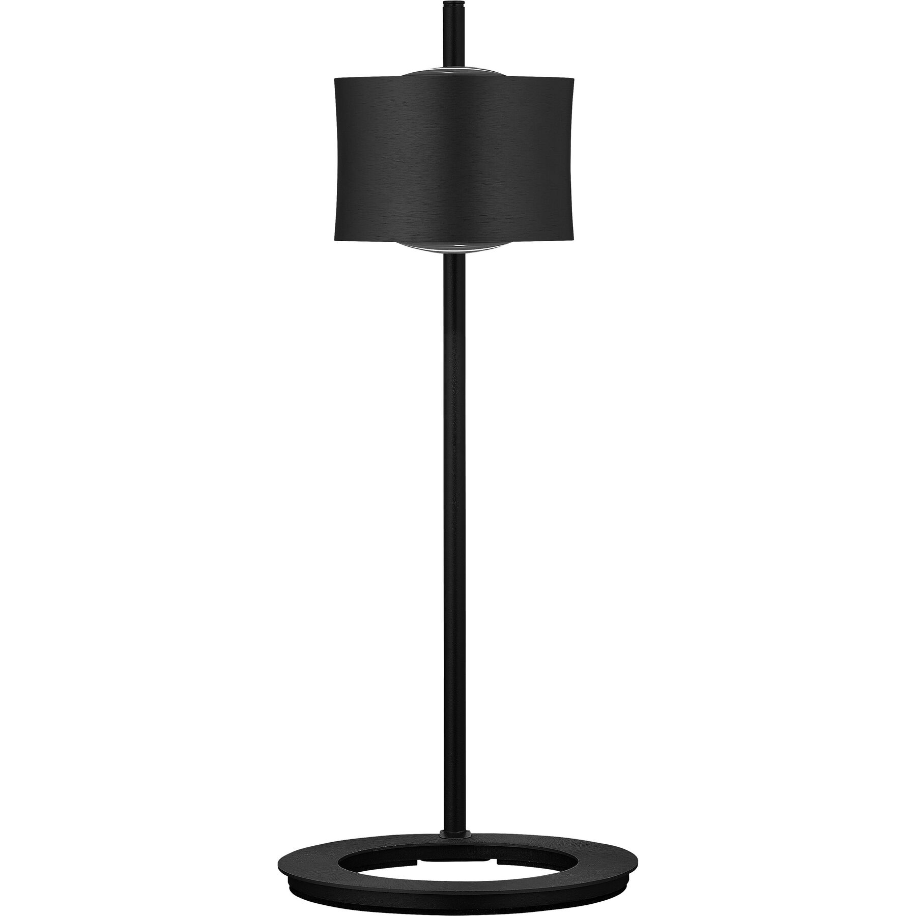 Designer-Tischlampe Bankamp Impulse anthrazit dimmbar D 18 cm H 44 cm - Material: Aluminium/Stahl - LED - Lichtfarbe: Extra warmweiss - LED Energiesparlampen