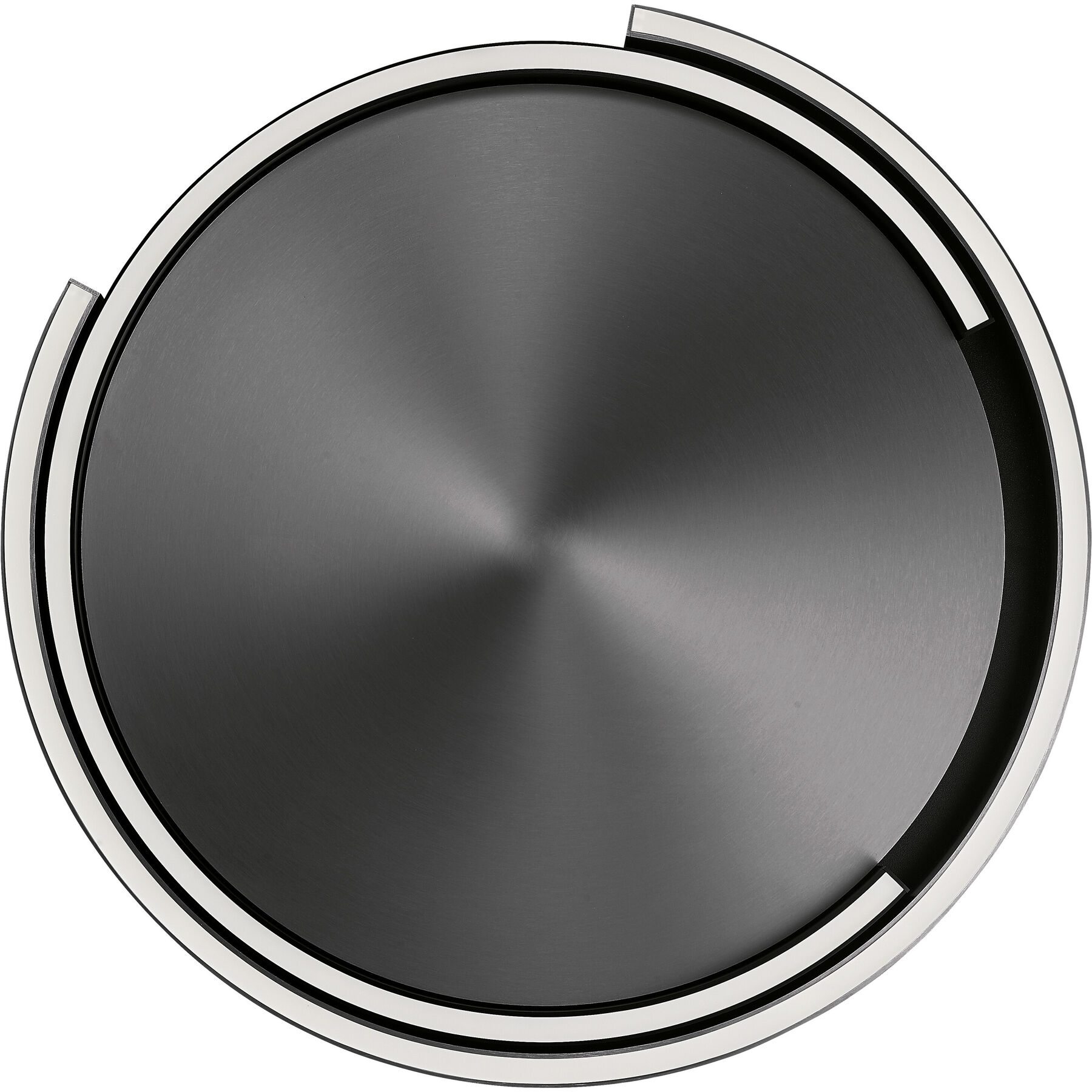 Bankamp Designer-Deckenlampe Rings Anthrazit Matt Eloxiert Aluminium/Stahl 5100 lm Dimmbar - LED - Lichtfarbe: Extra warmweiss- LED Energiesparlampe