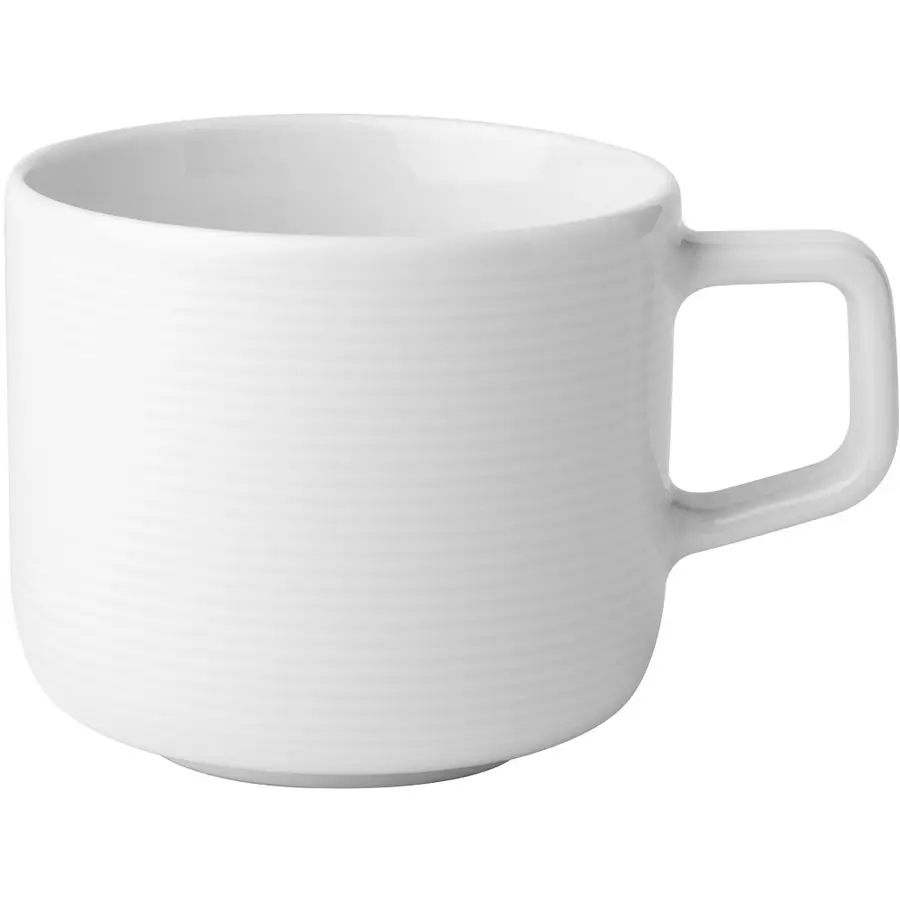 Kaffeetassen-Set Basic Chic Weiss Porzellan 8 Stk