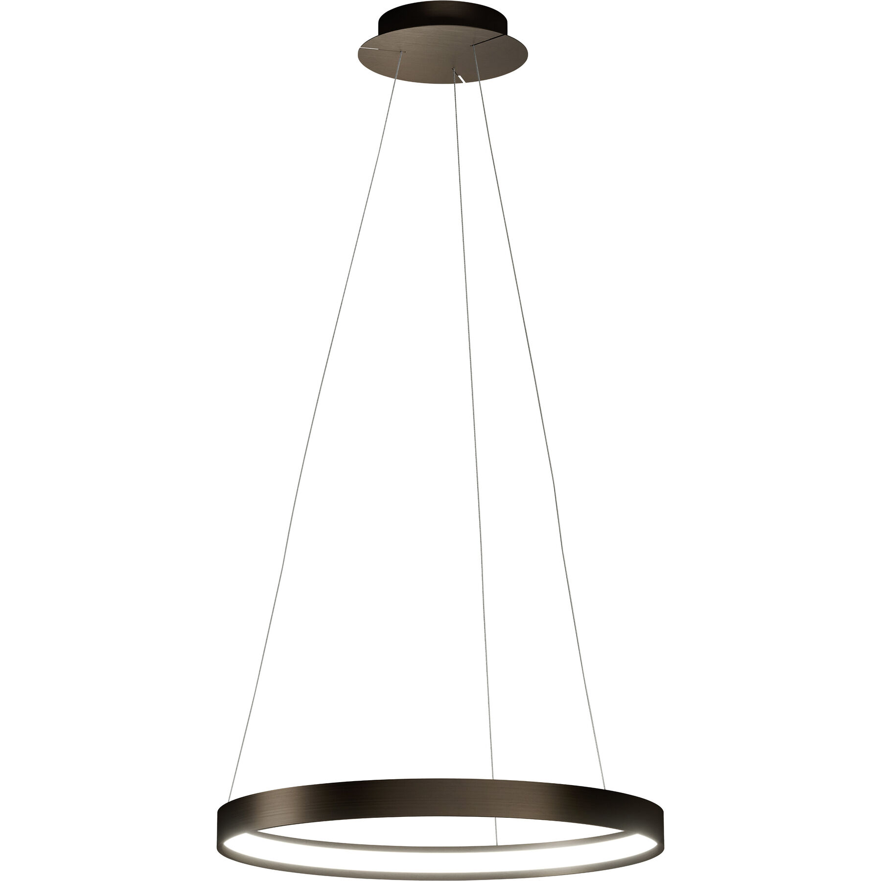 URBAN Pendellampe Anello bronze Aluminium 2668 lm B 55 cm - LED - Lichtfarbe: Extra warmweiss- LED Energiesparlampe