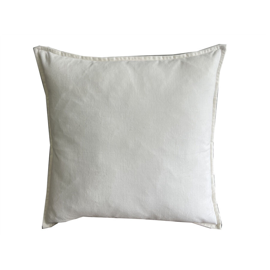 Zierkissen Hawaiian Mood Weiss Baumwolle 45 cm 45 cm – Farbe: offwhite – Zierkissen