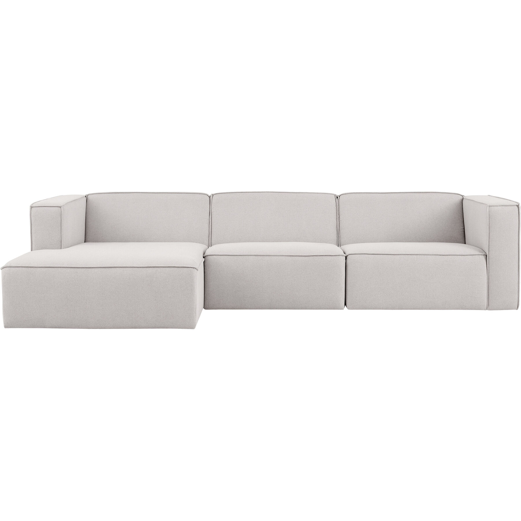 Ecksofa Melon Polyester Sand B 312 T 154 cm - Möbel Konfigurator: Traummöbel individuell zusammenstellen - Ecksofa