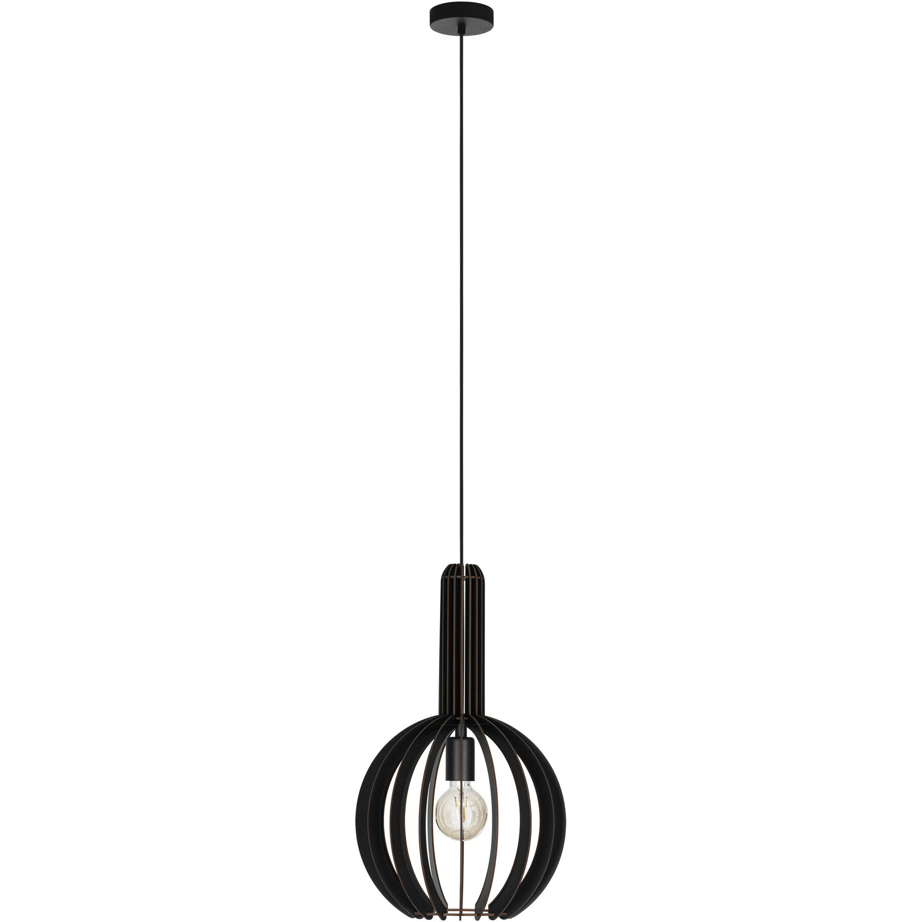 Eglo Pendellampe Velasco Schwarz Stahl B 31 cm