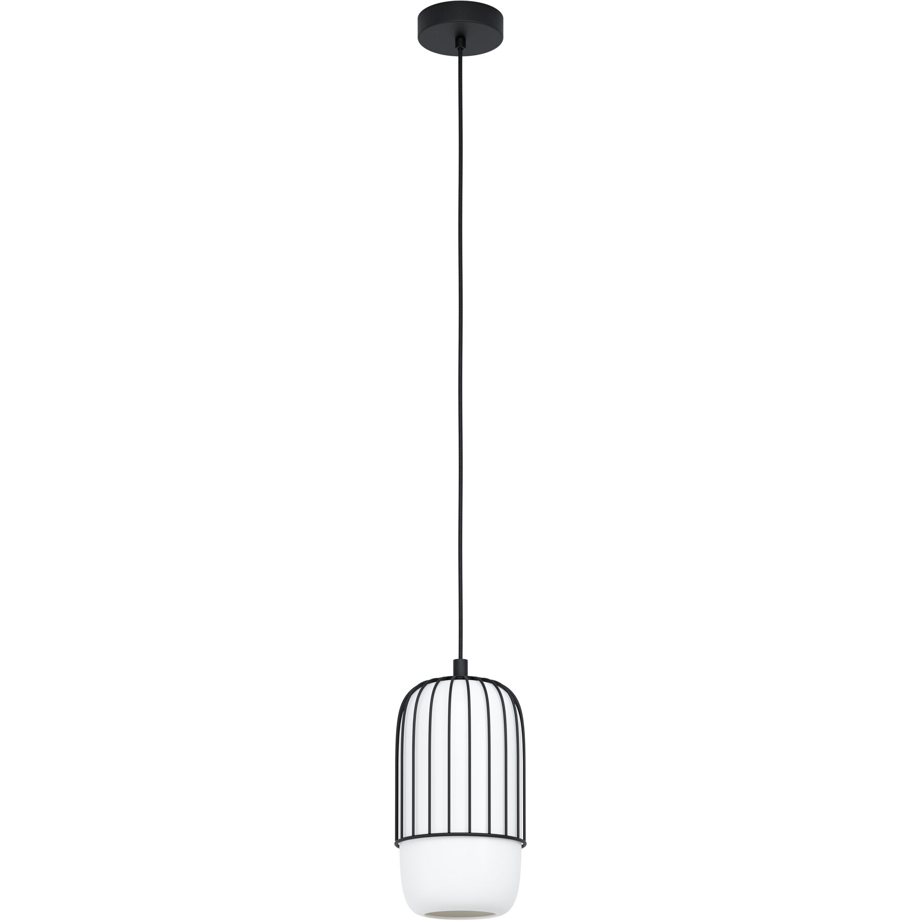 Eglo Pendellampe Muleges Schwarz Stahl B 16 cm