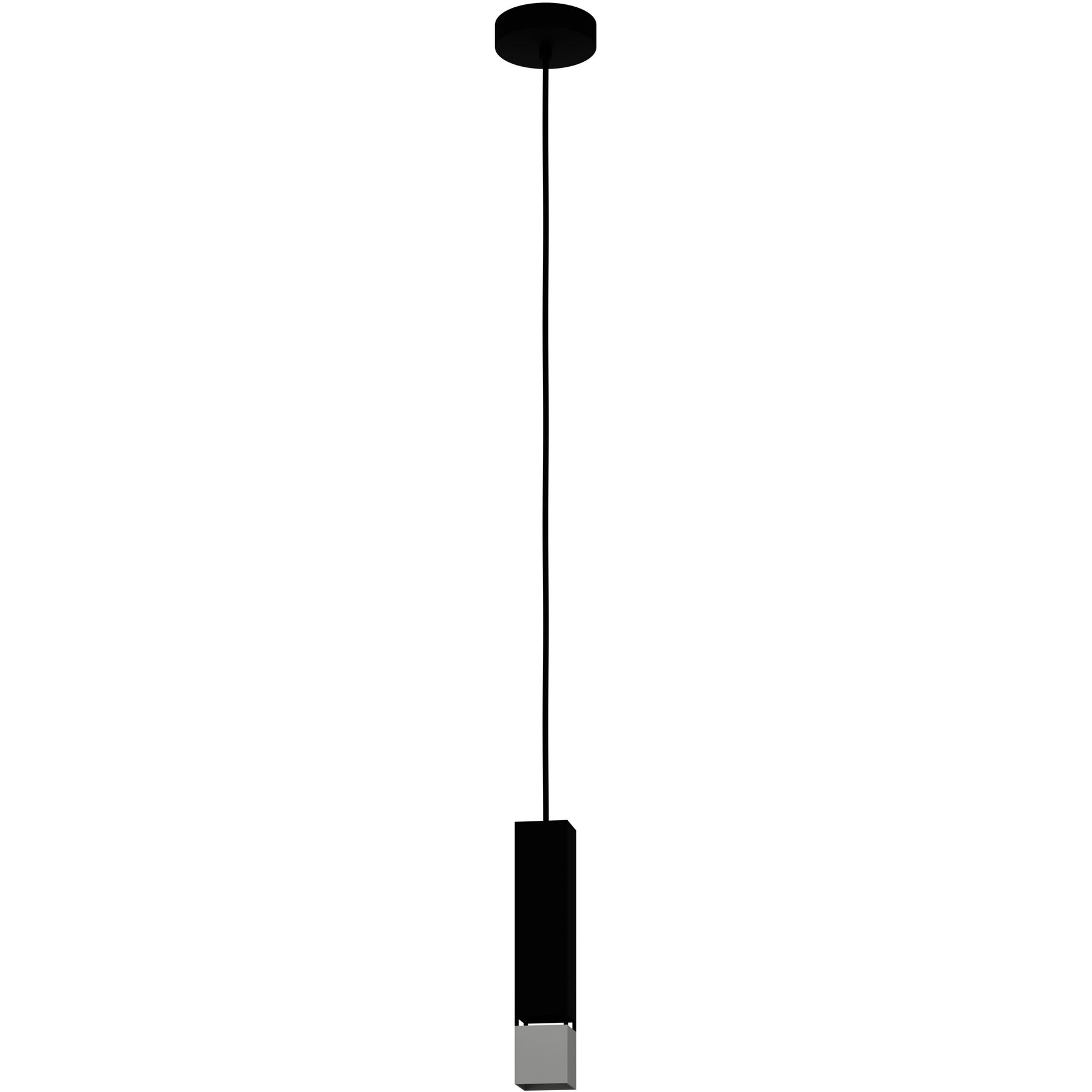 Eglo Pendellampe Butrano Schwarz/silber Stahl B 5.5 cm