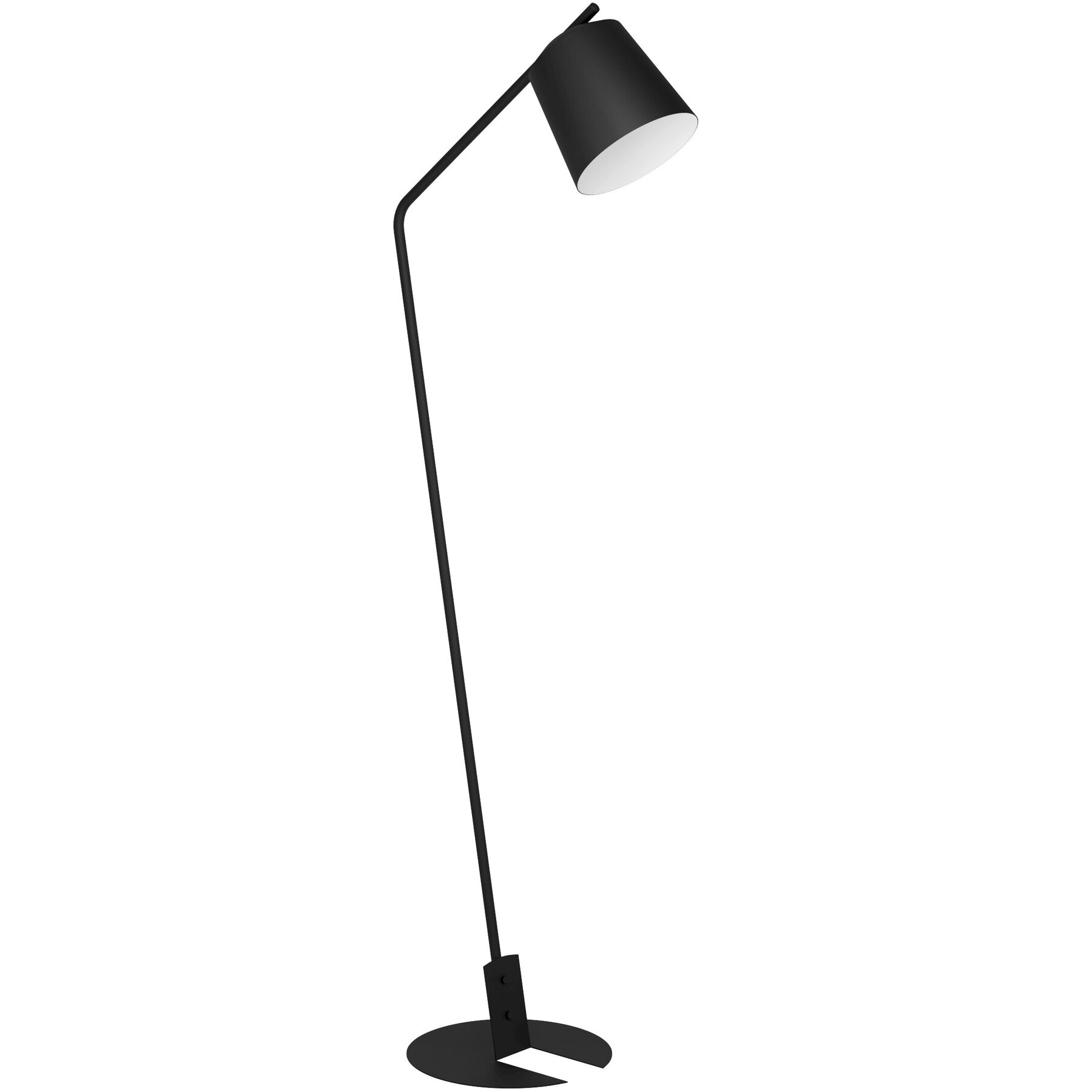 Eglo Stehlampe Oneda Schwarz/weiss Stahl H 160.5 cm