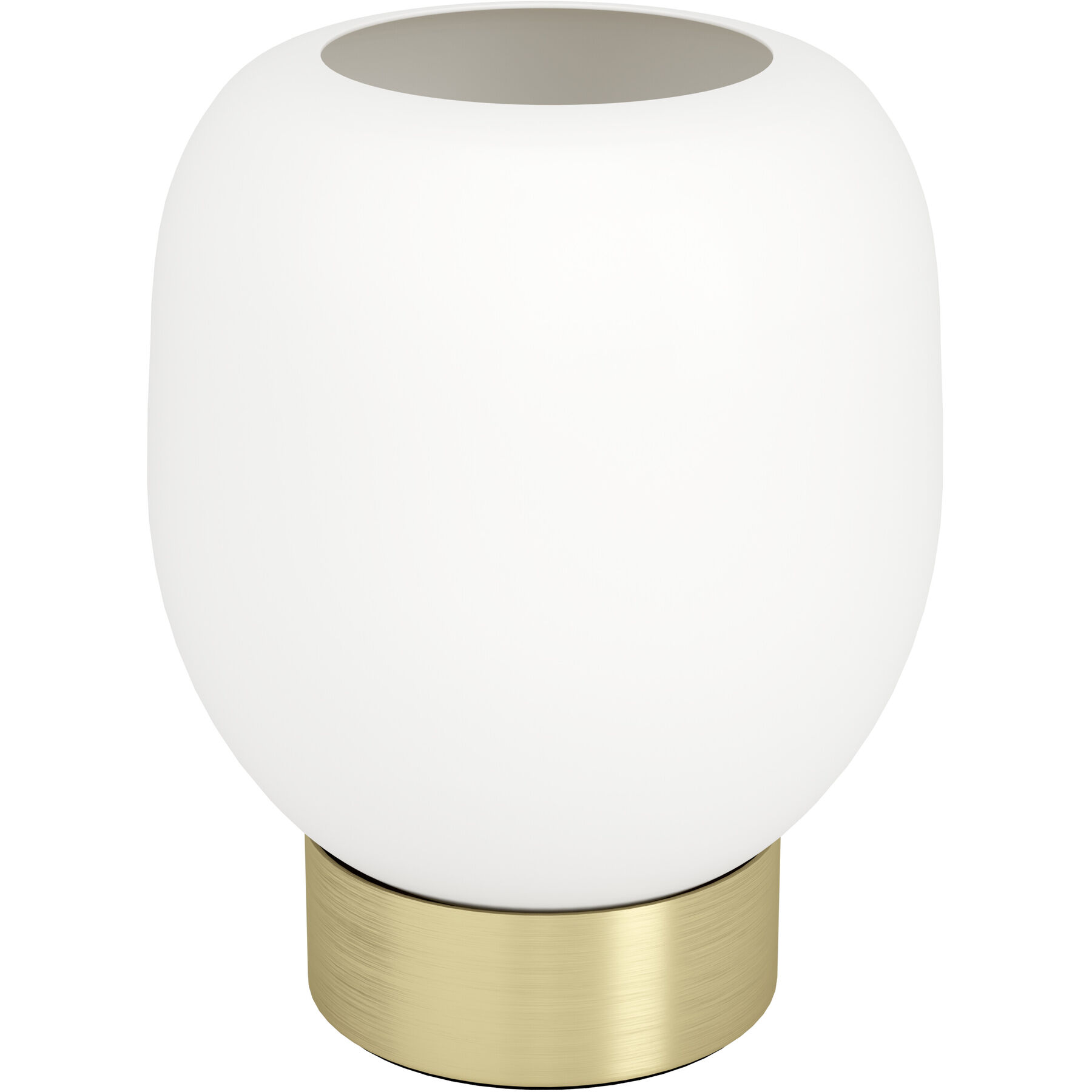 Eglo Tischlampe Manzanares Messing gebürstet/smoky Stahl H 18 cm