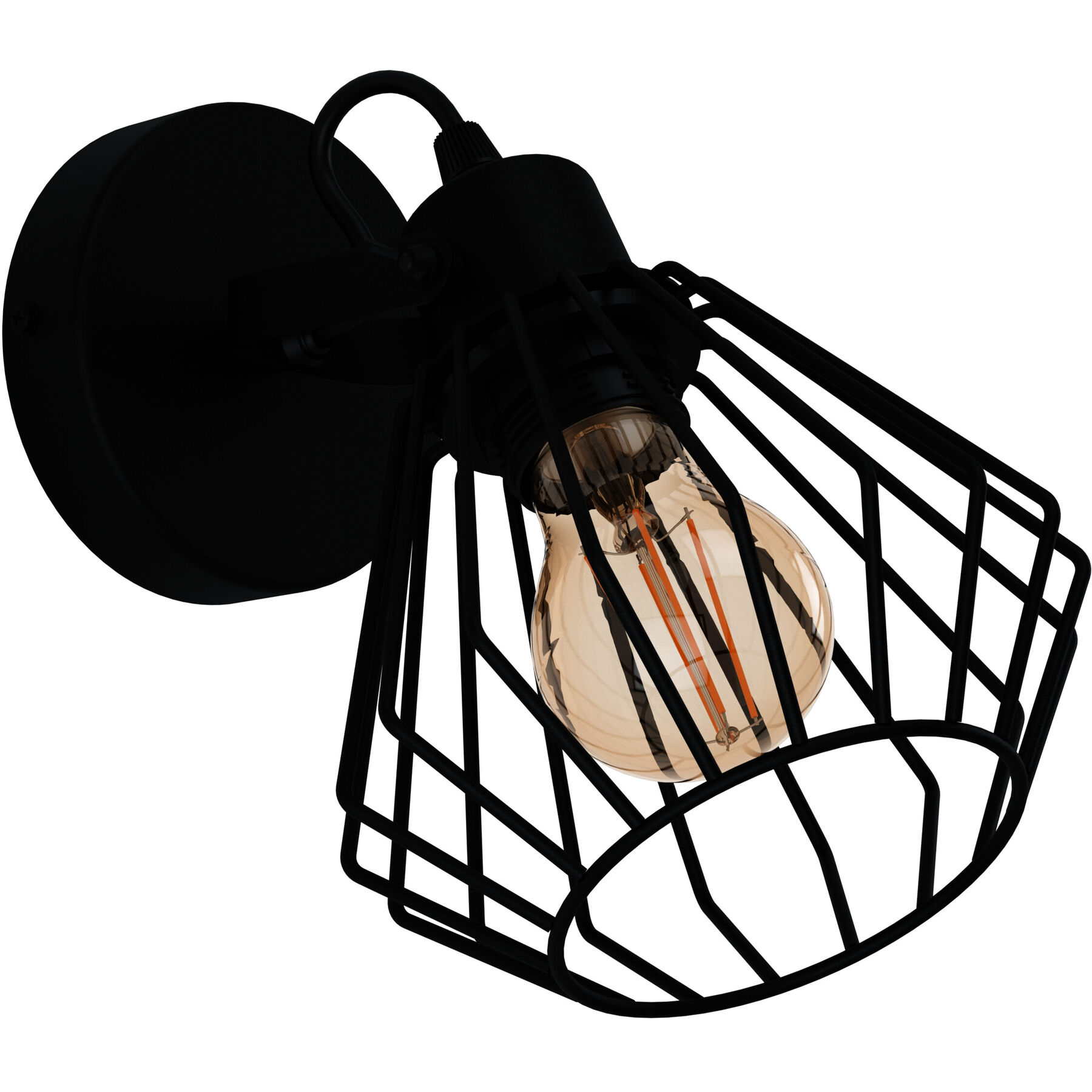 Eglo Spot Tabillano Schwarz Stahl B 26.5 cm
