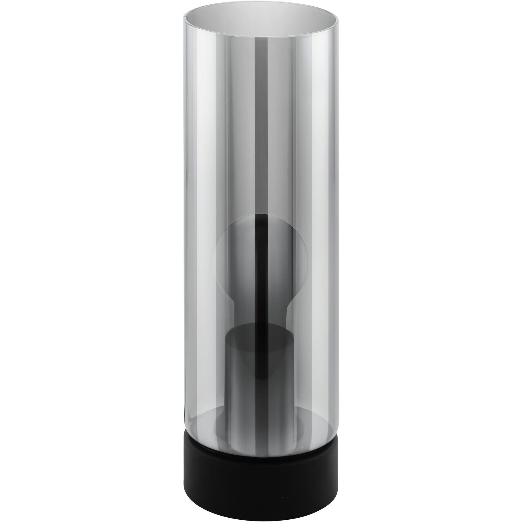 Eglo Tischlampe Damasco 1 Schwarz Stahl H 31 cm