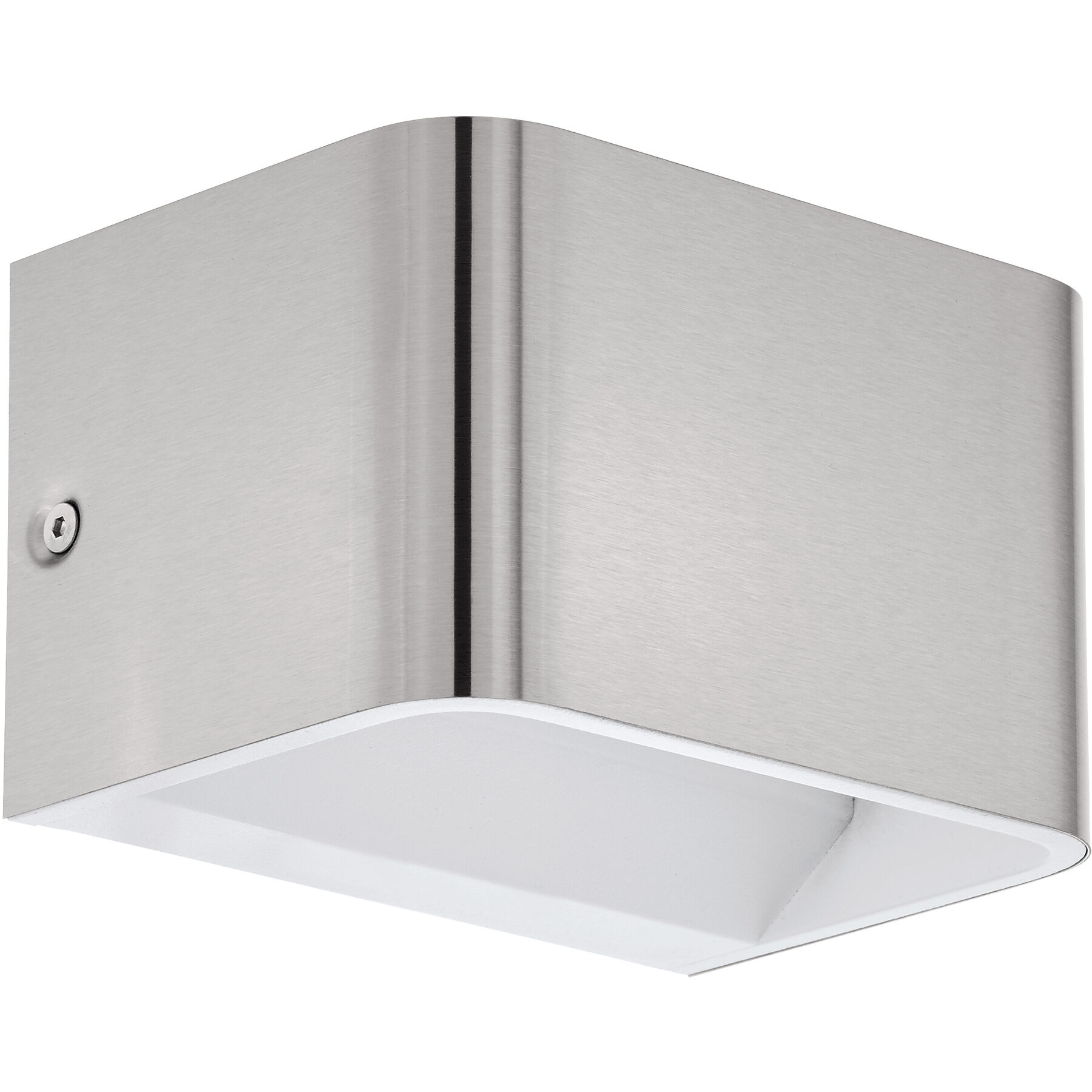 Eglo Wandlampe Sania 4 Nickel-matt Aluminium 670 lm B 9 cm - LED - Lichtfarbe: Warmweiss - LED Energiesparlampen