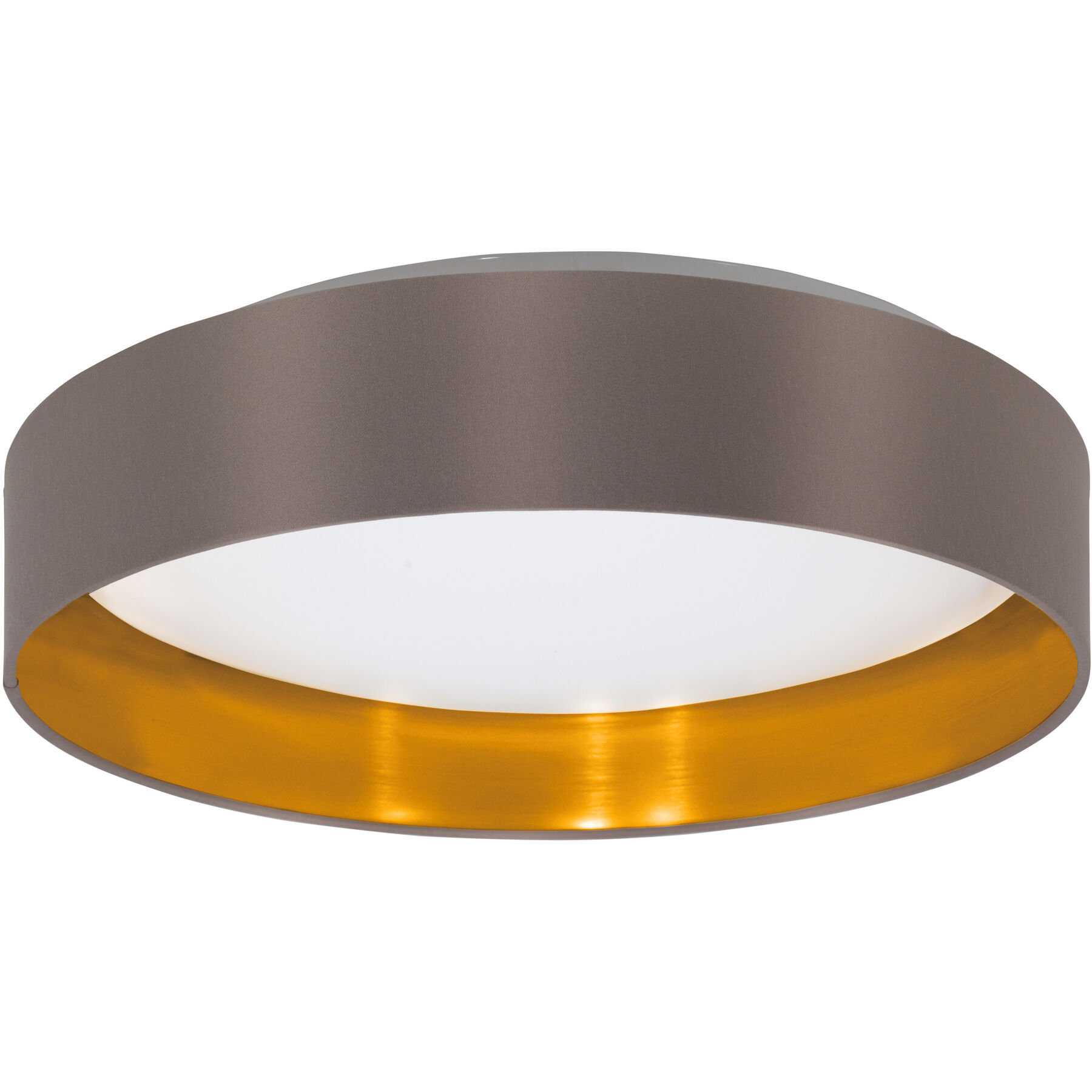 Eglo Deckenlampe Maserlo 2 Weiss Kunststoff/Stahl 2400 lm B 38 cm - LED - Lichtfarbe: Warmweiss- LED Energiesparlampe