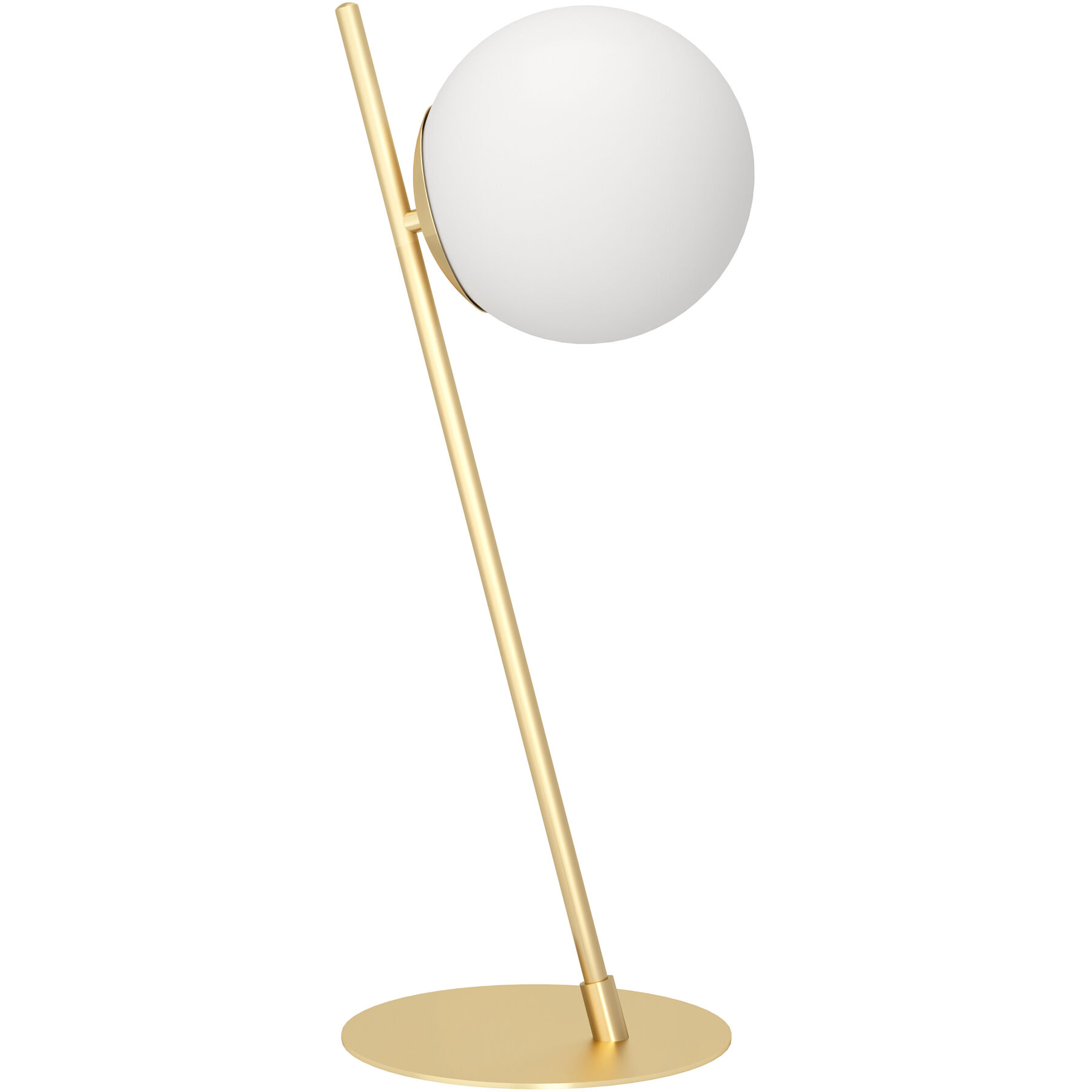 Eglo Tischlampe Rondo 4 Messing gebürstet/smoky Stahl H 56.5 cm