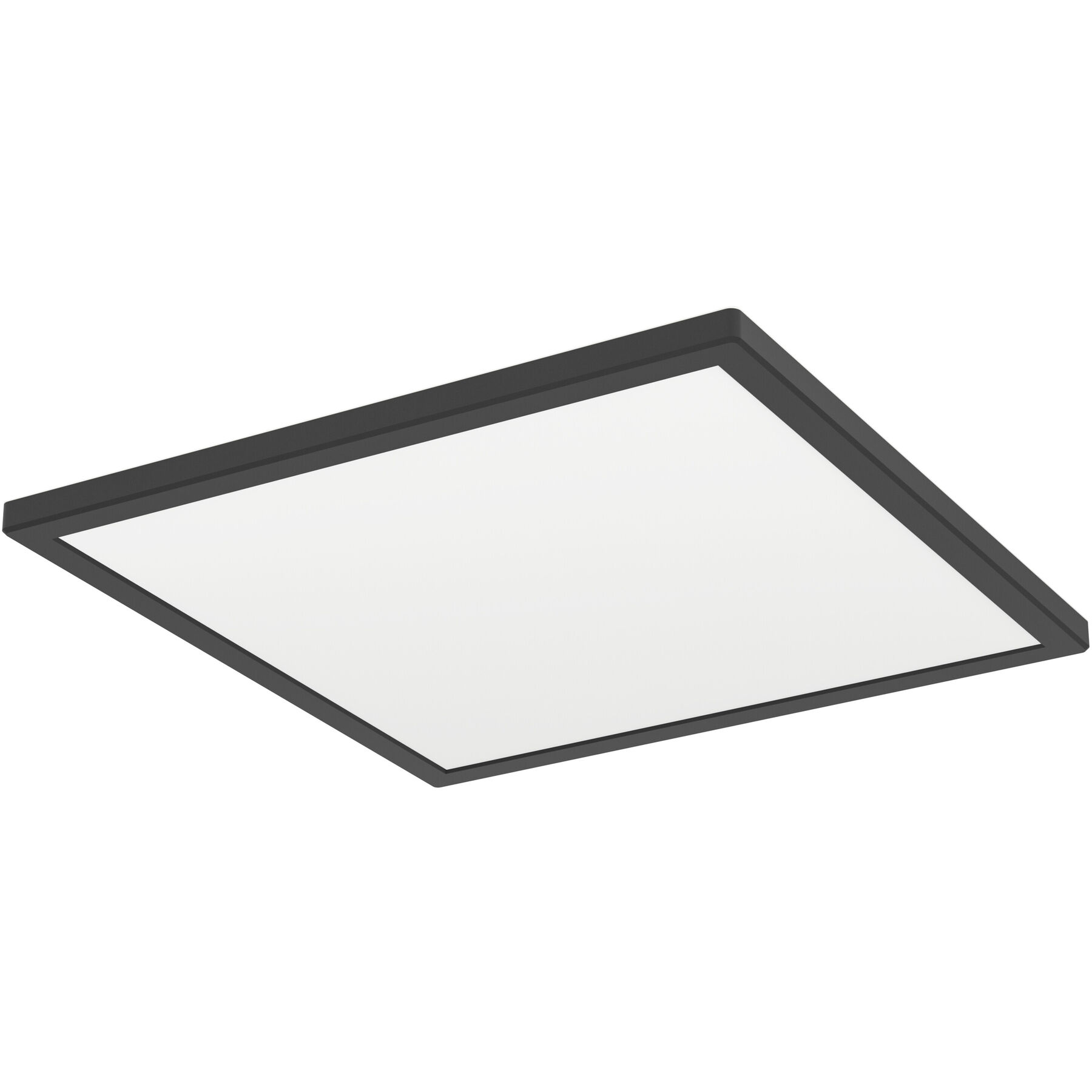Eglo Deckenlampe Rovito-R Schwarz Kunststoff 2400 lm Dimmbar B 39 cm - LED- LED Energiesparlampe