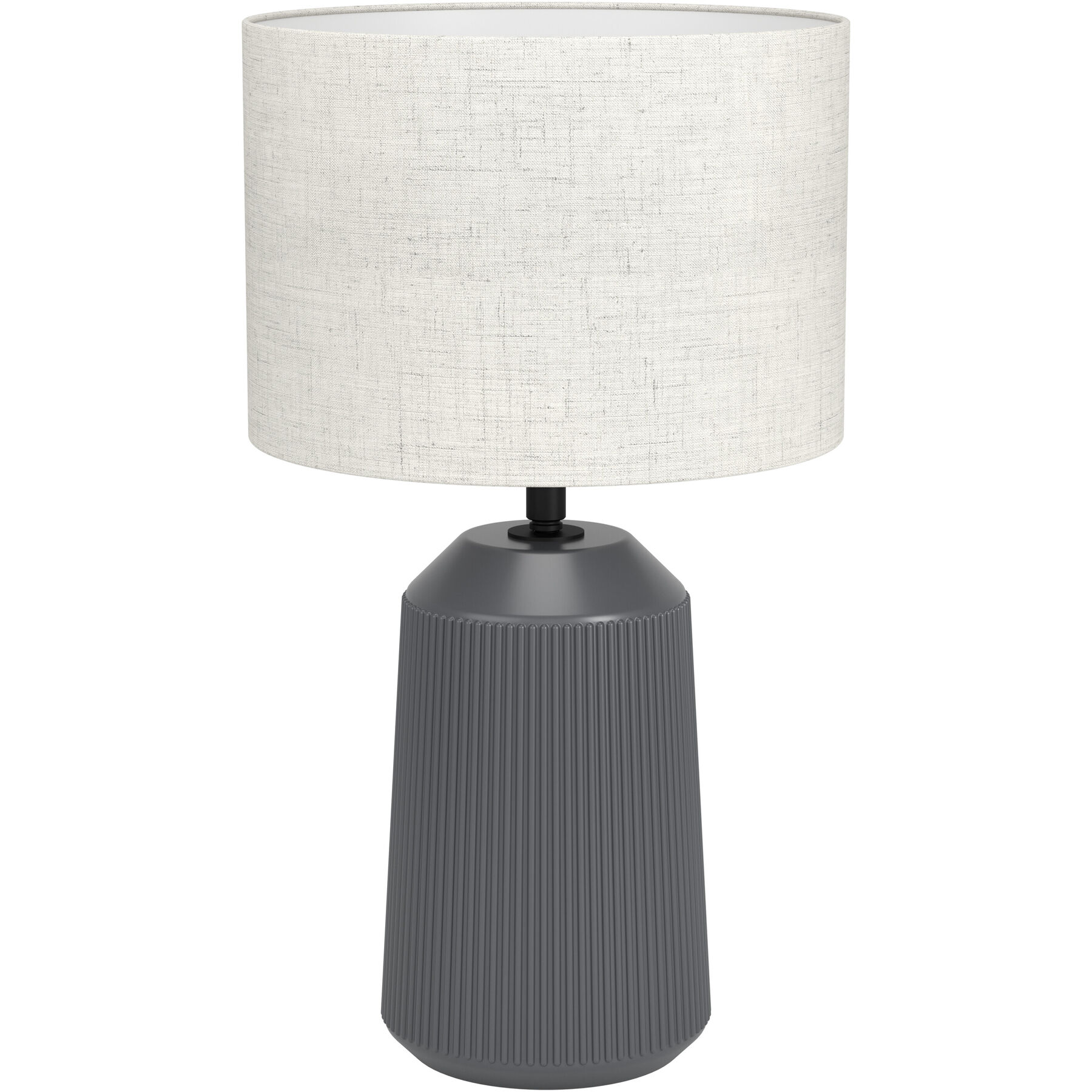 Eglo Tischlampe Capalbio Grau Keramik H 41 cm