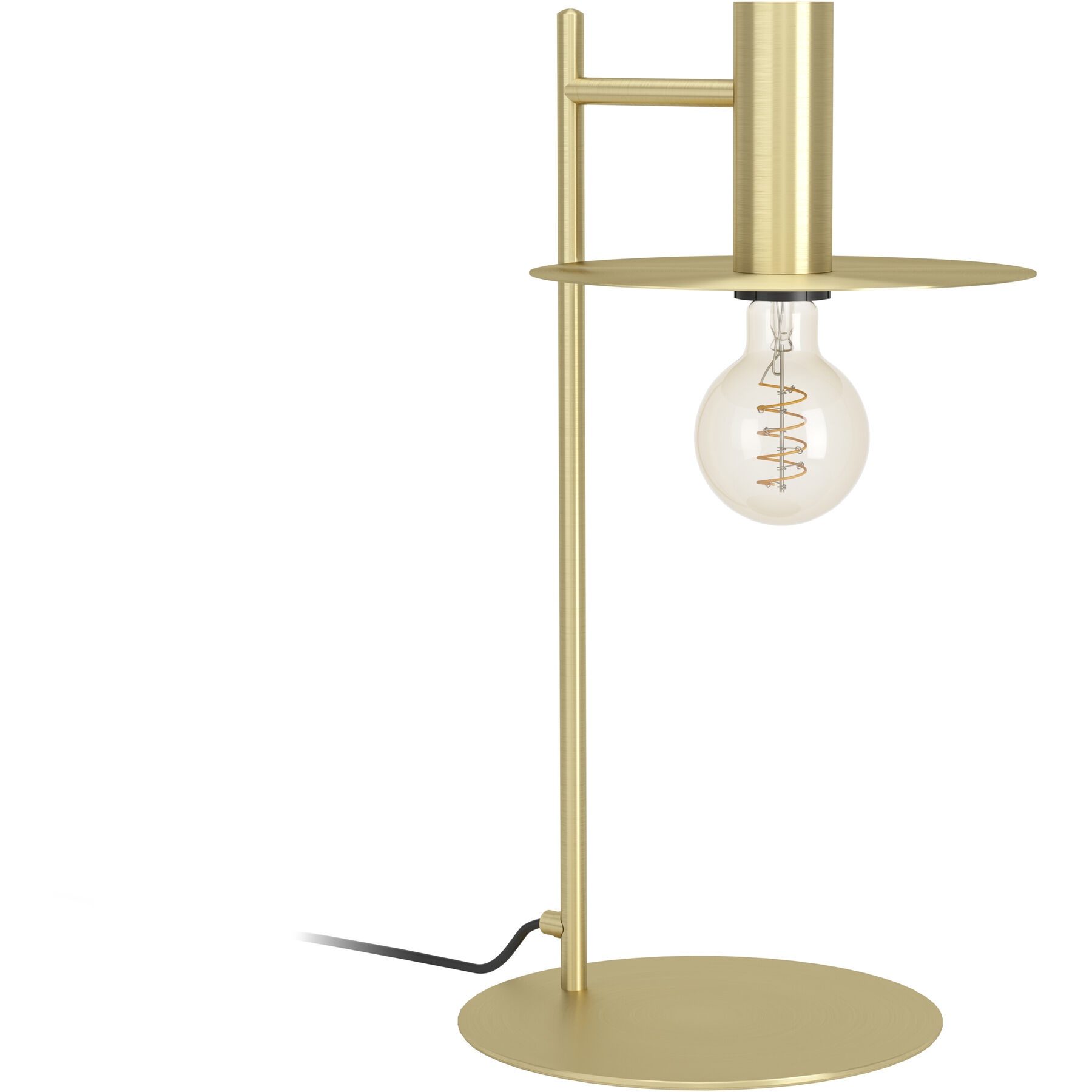 Eglo Tischlampe Escandell Messing Stahl H 47 cm