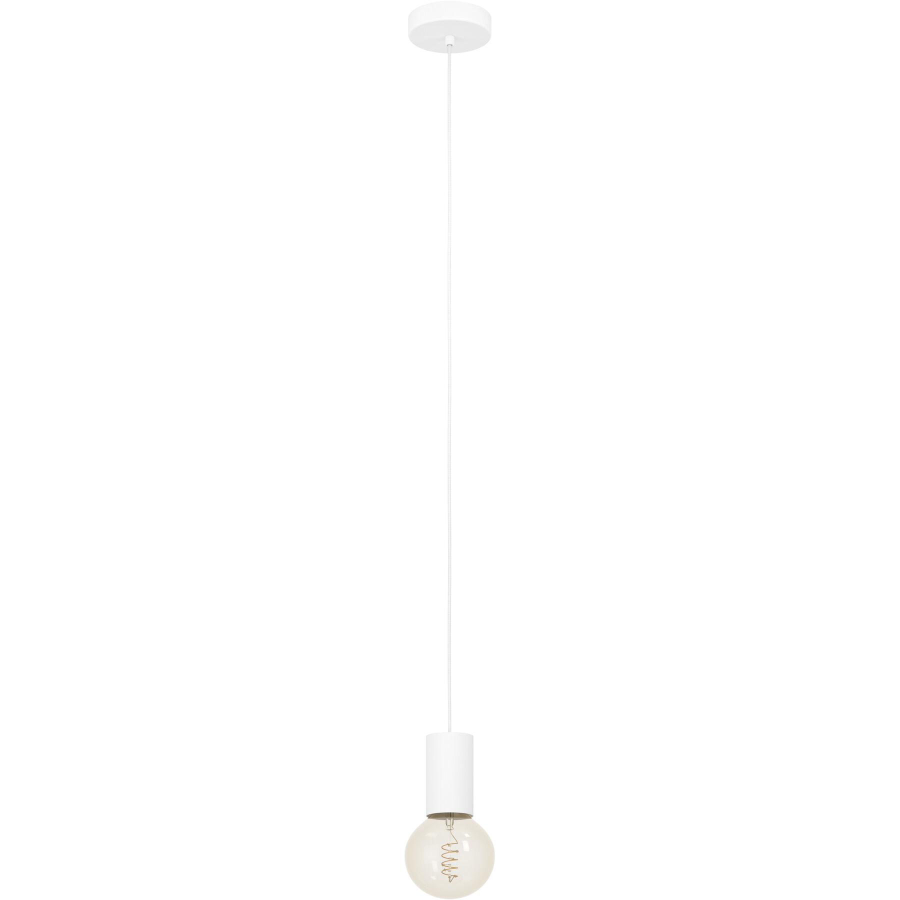 Eglo Pendellampe Pozueta 1 Weiss Stahl B 6.5 cm