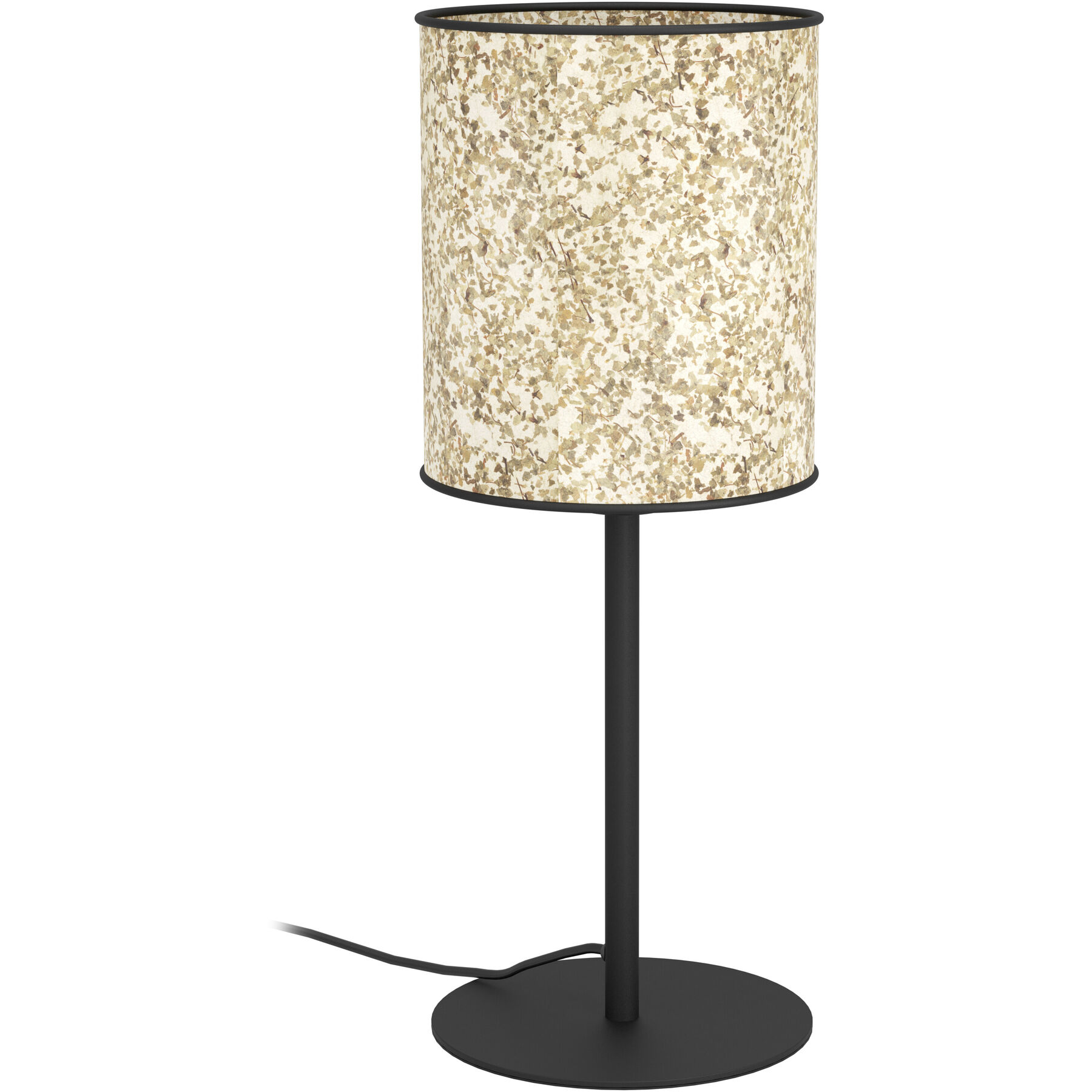Eglo Tischlampe Butterburn Schwarz Stahl H 47.5 cm