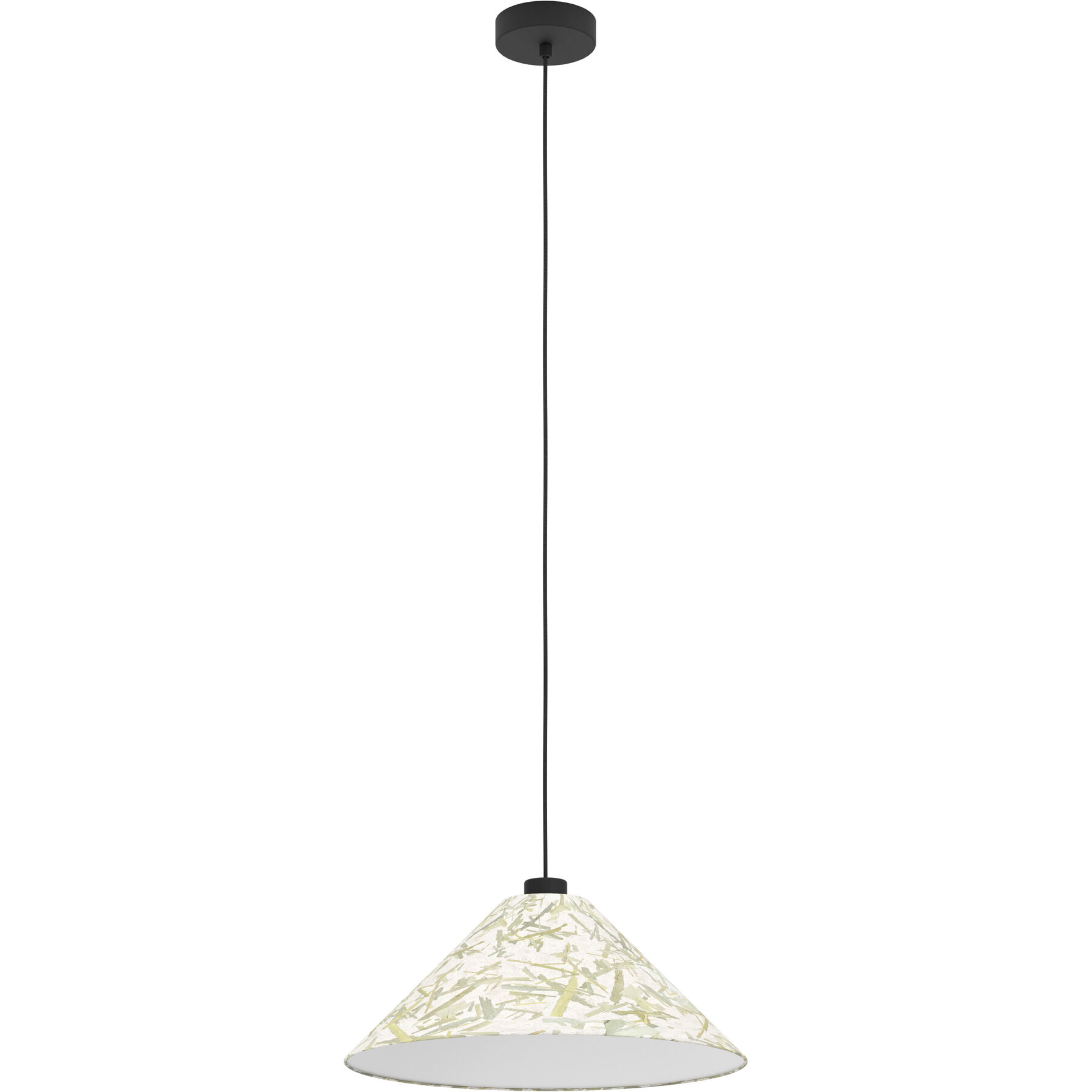 Eglo Pendellampe Oxpark Schwarz Stahl B 42 cm