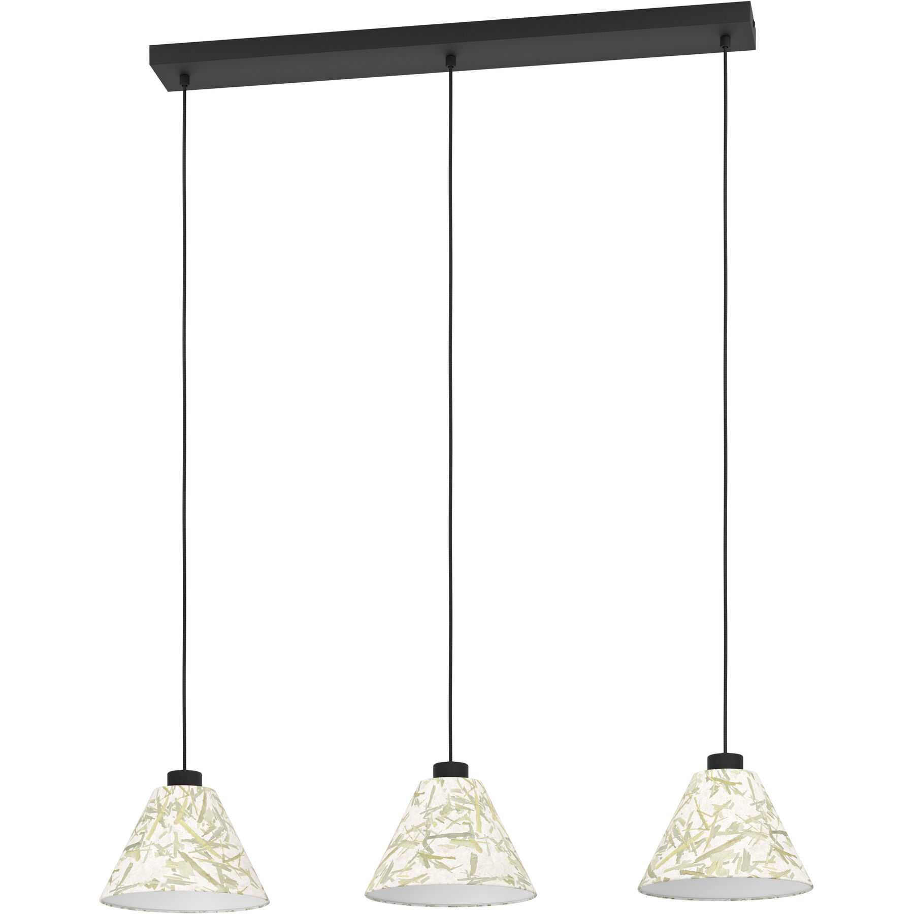 Eglo Pendellampe Oxpark Schwarz Stahl B 22 cm