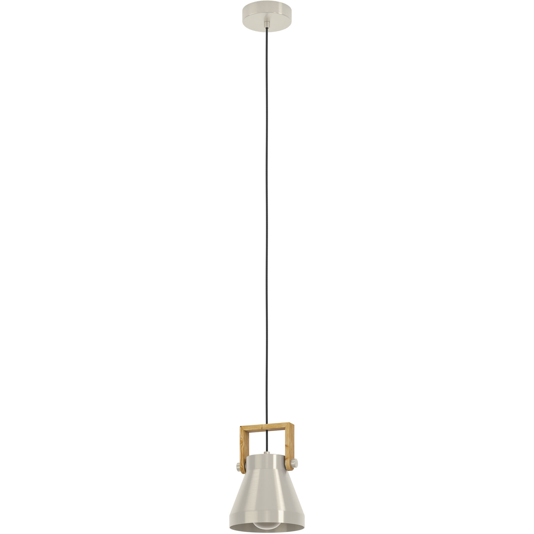 Eglo Pendellampe Cawton Stahl Holz/Stahl B 16 cm