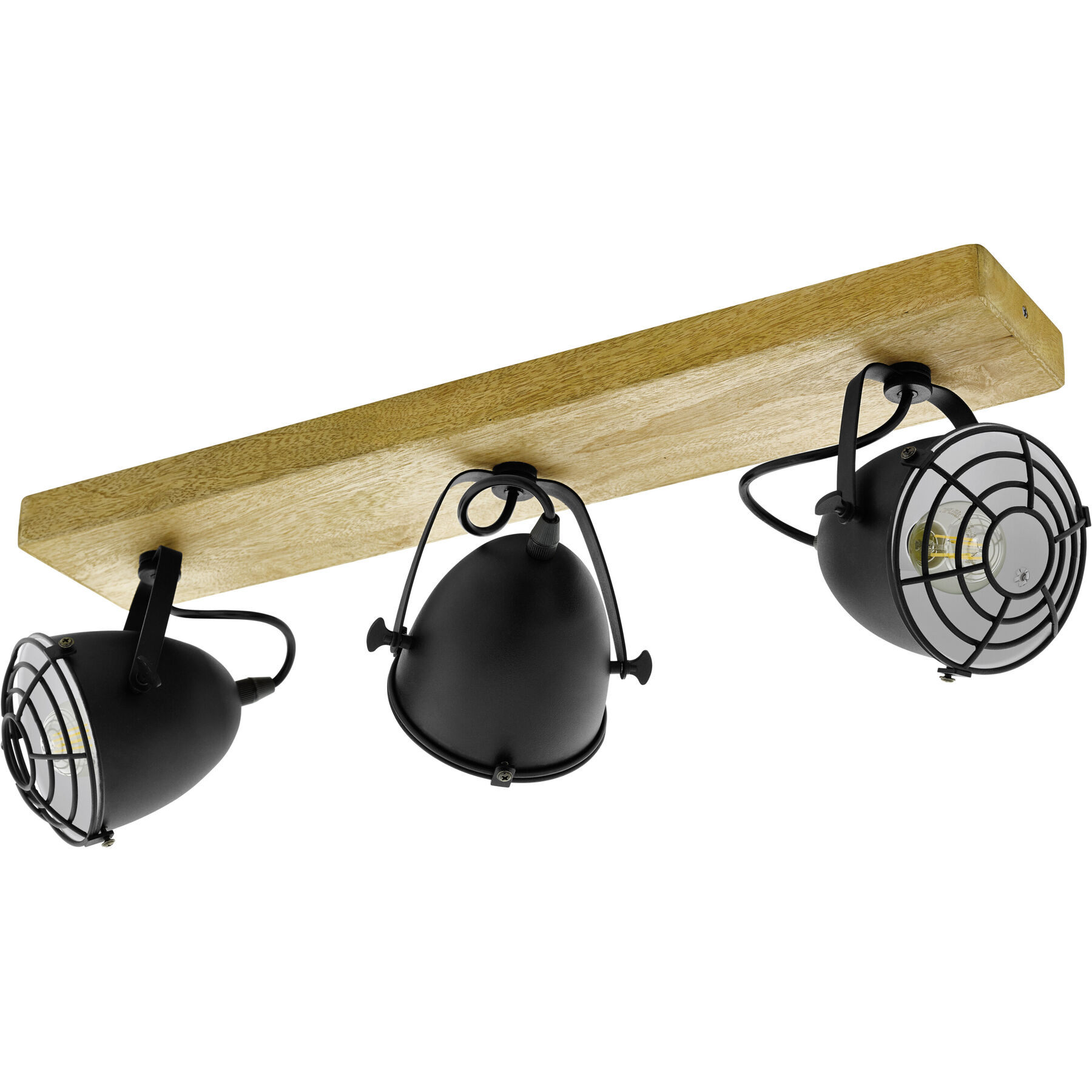 Eglo Spot Gatebeck Natur Holz B 11 cm