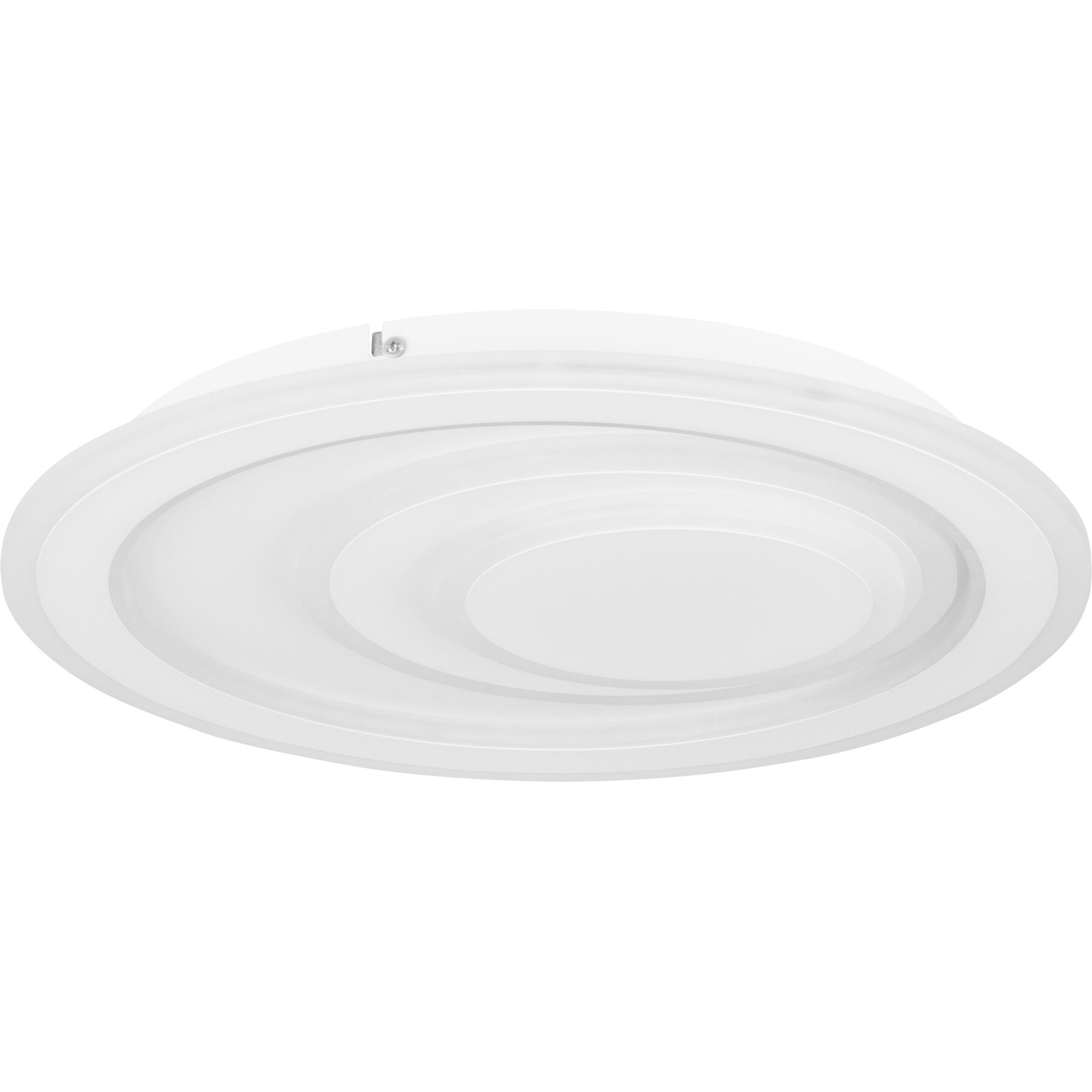 Eglo Deckenlampe Palagiano 1 Weiss Stahl 2200 lm B 38 cm - LED - Lichtfarbe: Helles Neutralweiss - LED Energiesparlampen