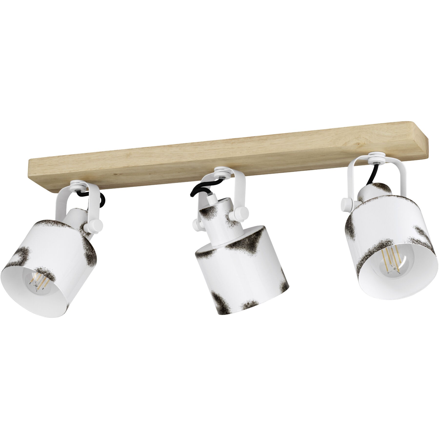 Eglo Spot Kilburn Braun Holz B 16 cm
