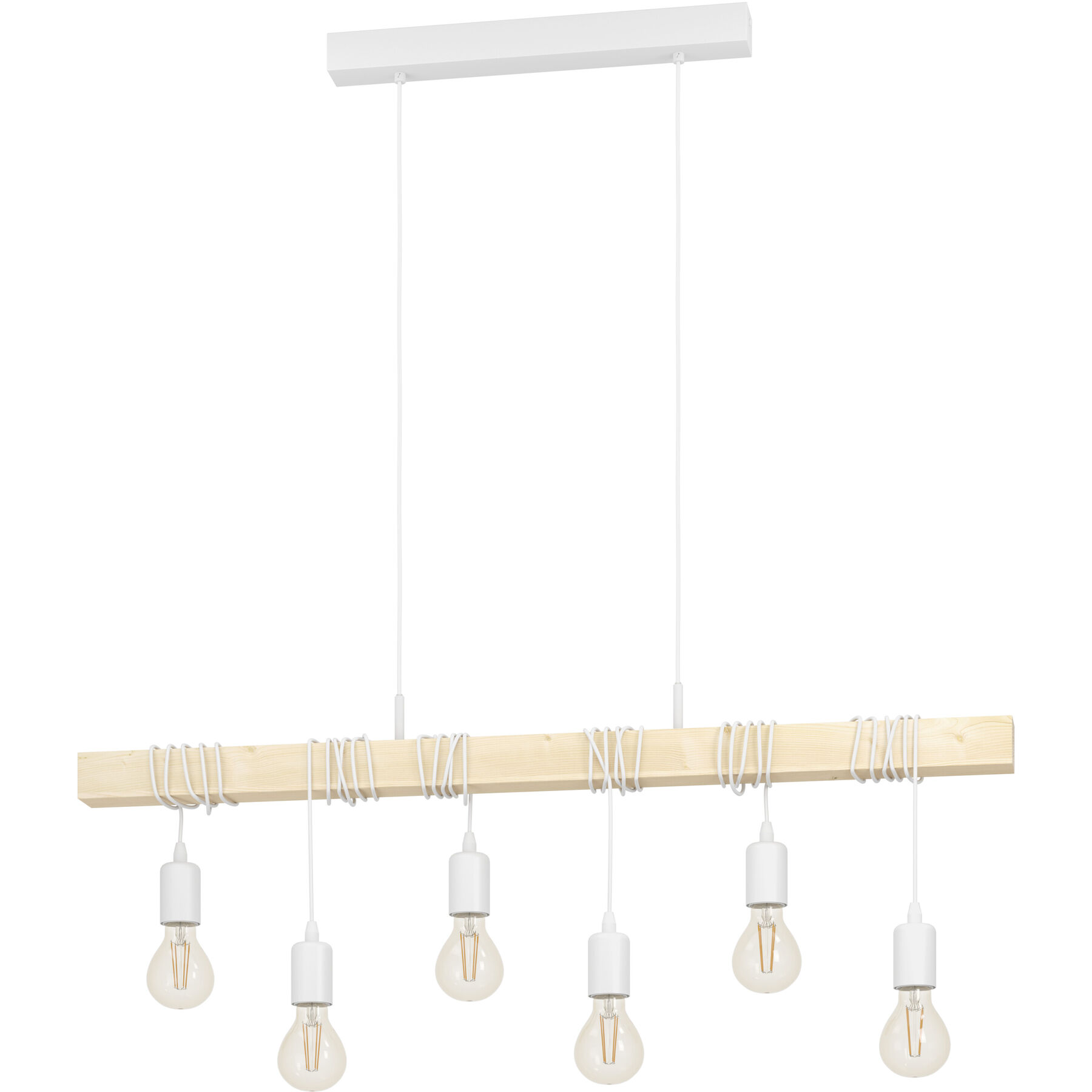 Eglo Pendellampe Townshend Weiss Stahl B 10 cm