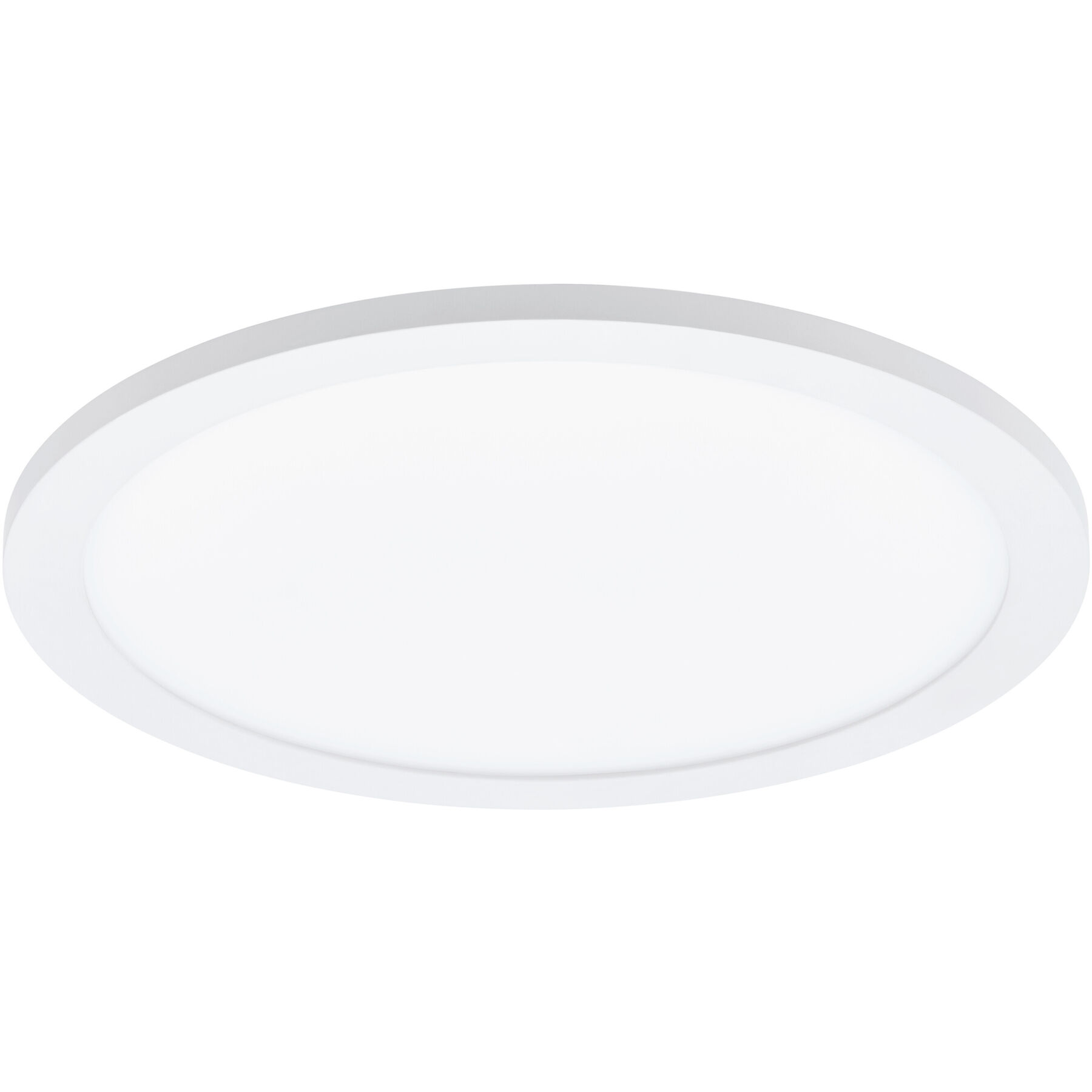 Eglo Deckenlampe Sarsina Weiss Aluminium 2100 lm Dimmbar B 30 cm - LED - Lichtfarbe: Helles Neutralweiss - LED Energiesparlampen