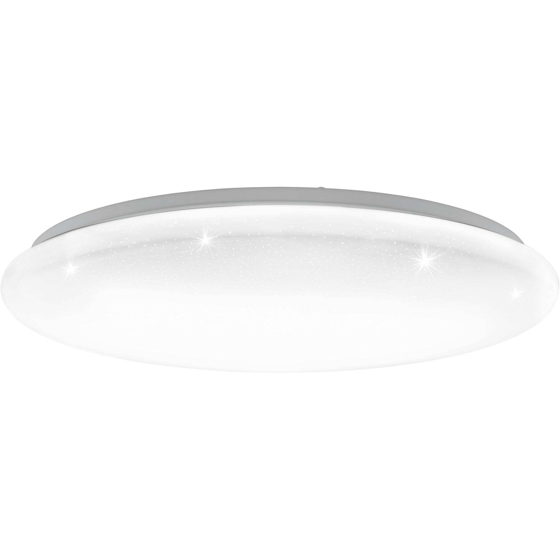 Eglo Deckenlampe Giron-S Weiss Stahl 4300 lm Dimmbar B 57 cm - LED - Lichtfarbe: Warmweiss - Tageslichtweiss- LED Energiesparlampe