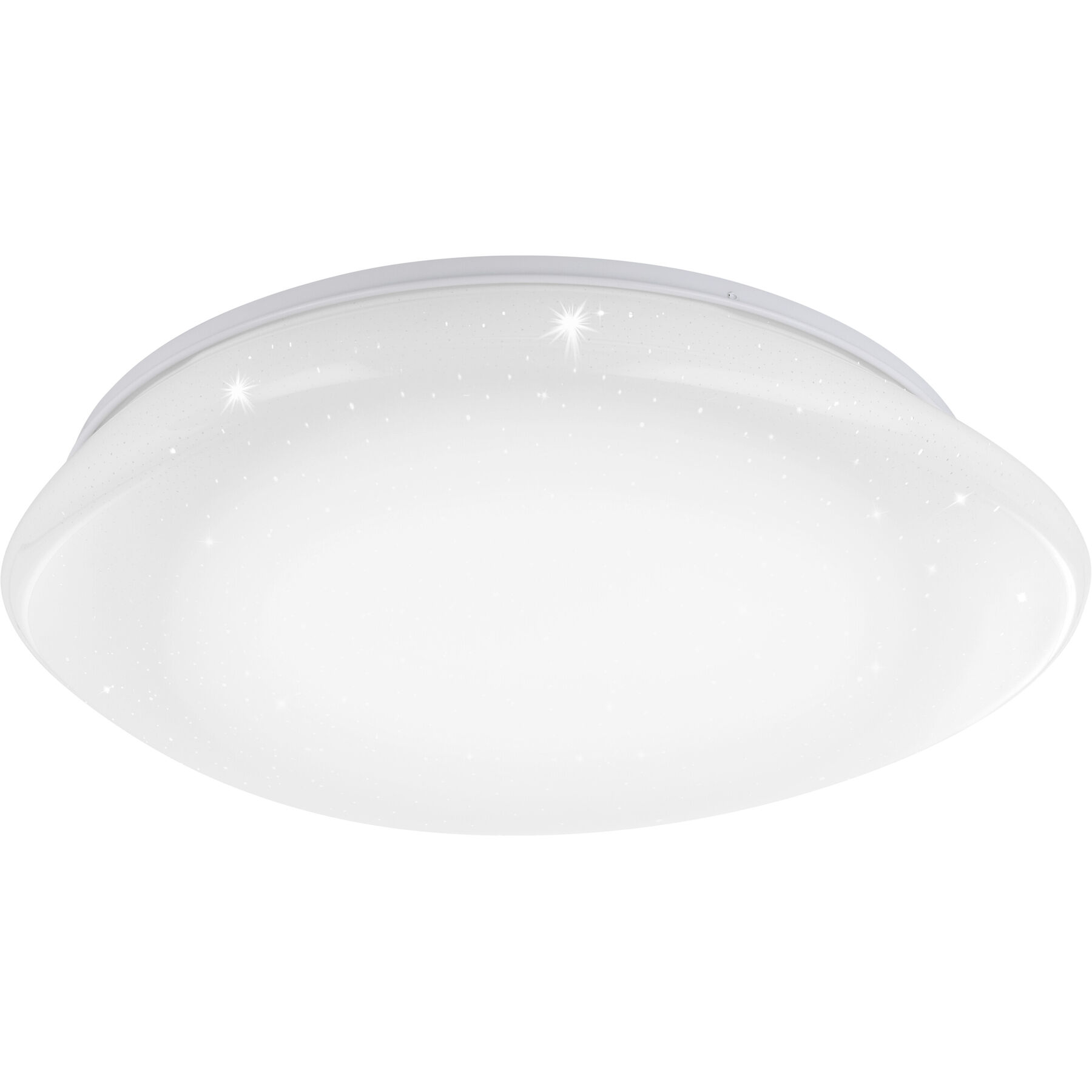 Eglo Deckenlampe Sileras Weiss Stahl 4600 lm Dimmbar B 60 cm - LED- LED Energiesparlampe