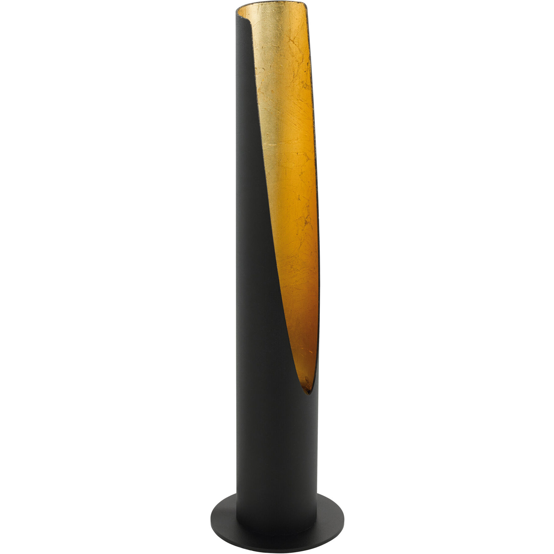 Eglo Tischlampe Barbotto Schwarz, gold Stahl H 39.5 cm